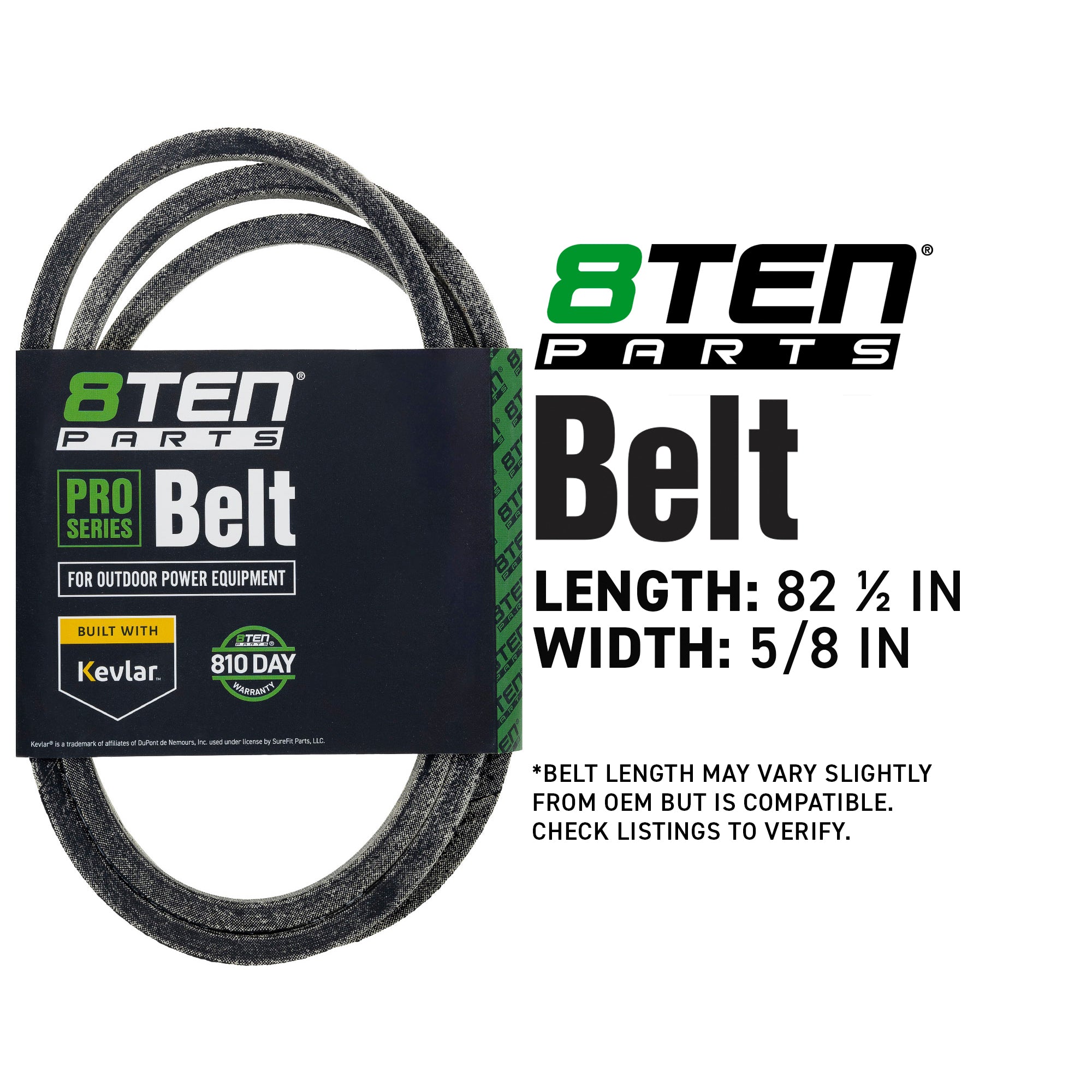 8TEN 810-CBL2069T Belt with Kevlar® for Viking Pro Metro Cadet
