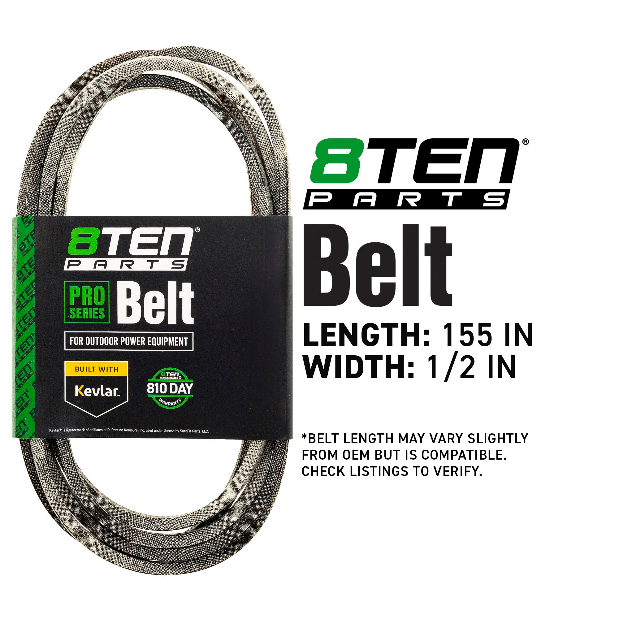 8TEN 810-CBL2074T Belt with Kevlar® for