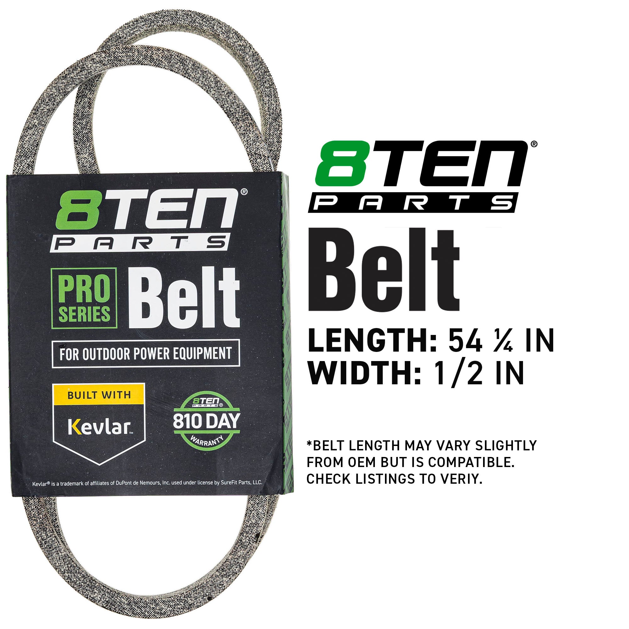 8TEN 810-CBL2076T Kevlar Belt for RER80AT RER80AR Pro Outdoor