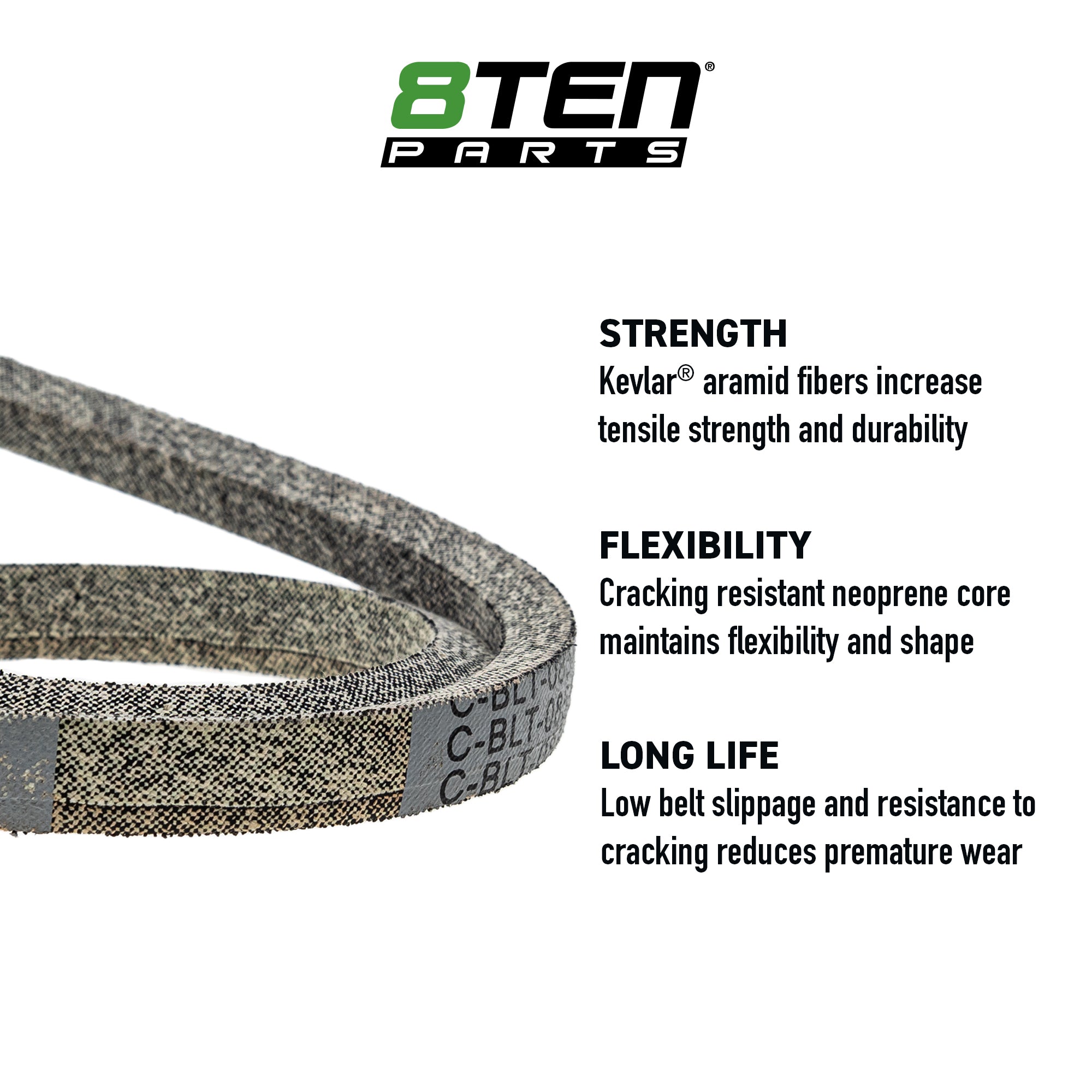 8TEN 810-CBL2076T Replacement Belt