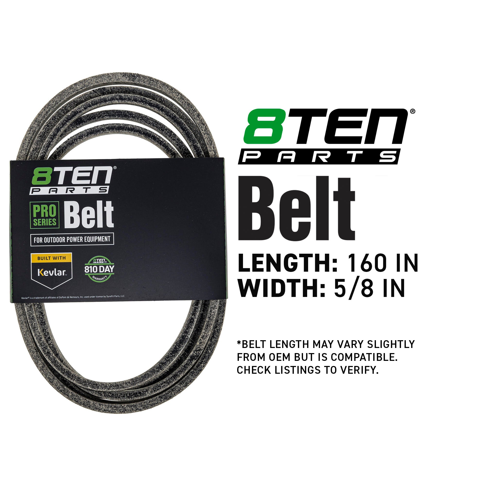 8TEN 810-CBL2077T Belt with Kevlar® for IS2000Z IS1500Z
