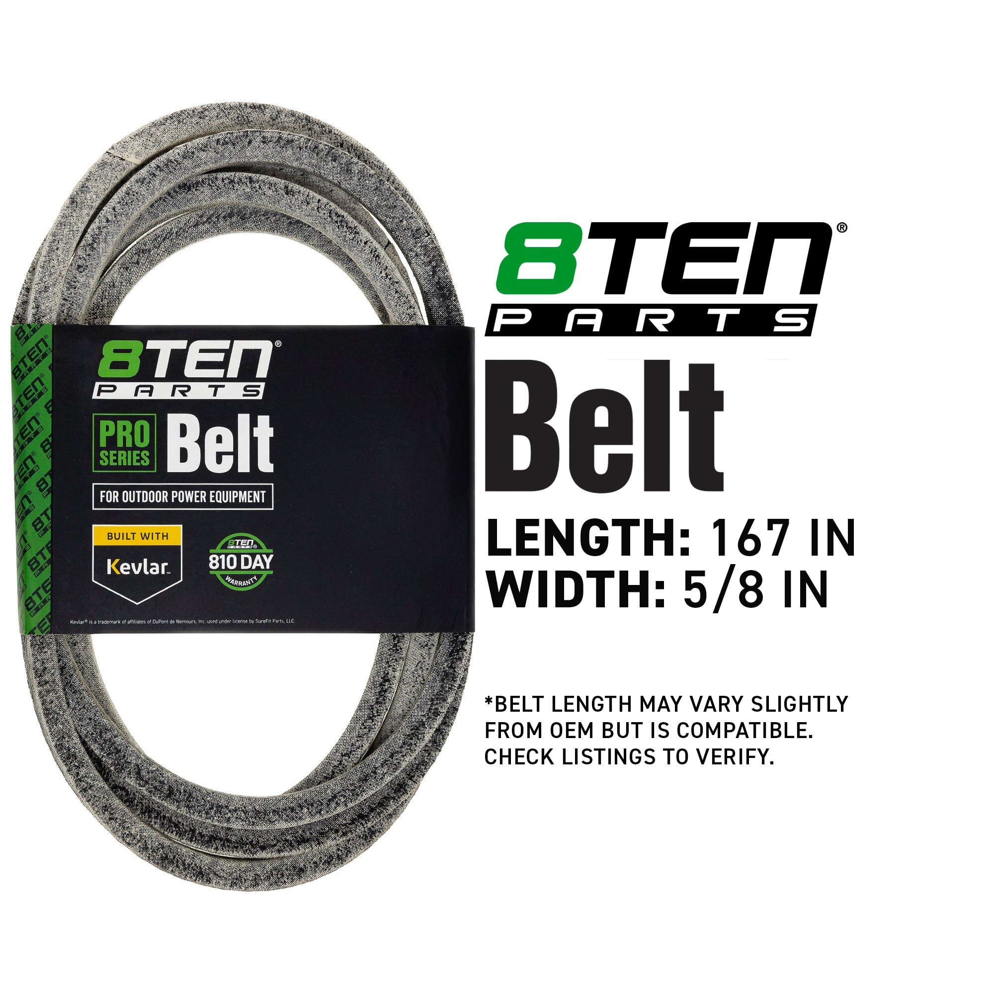 8TEN 810-CBL2085T Belt with Kevlar® for IS600Z Deere
