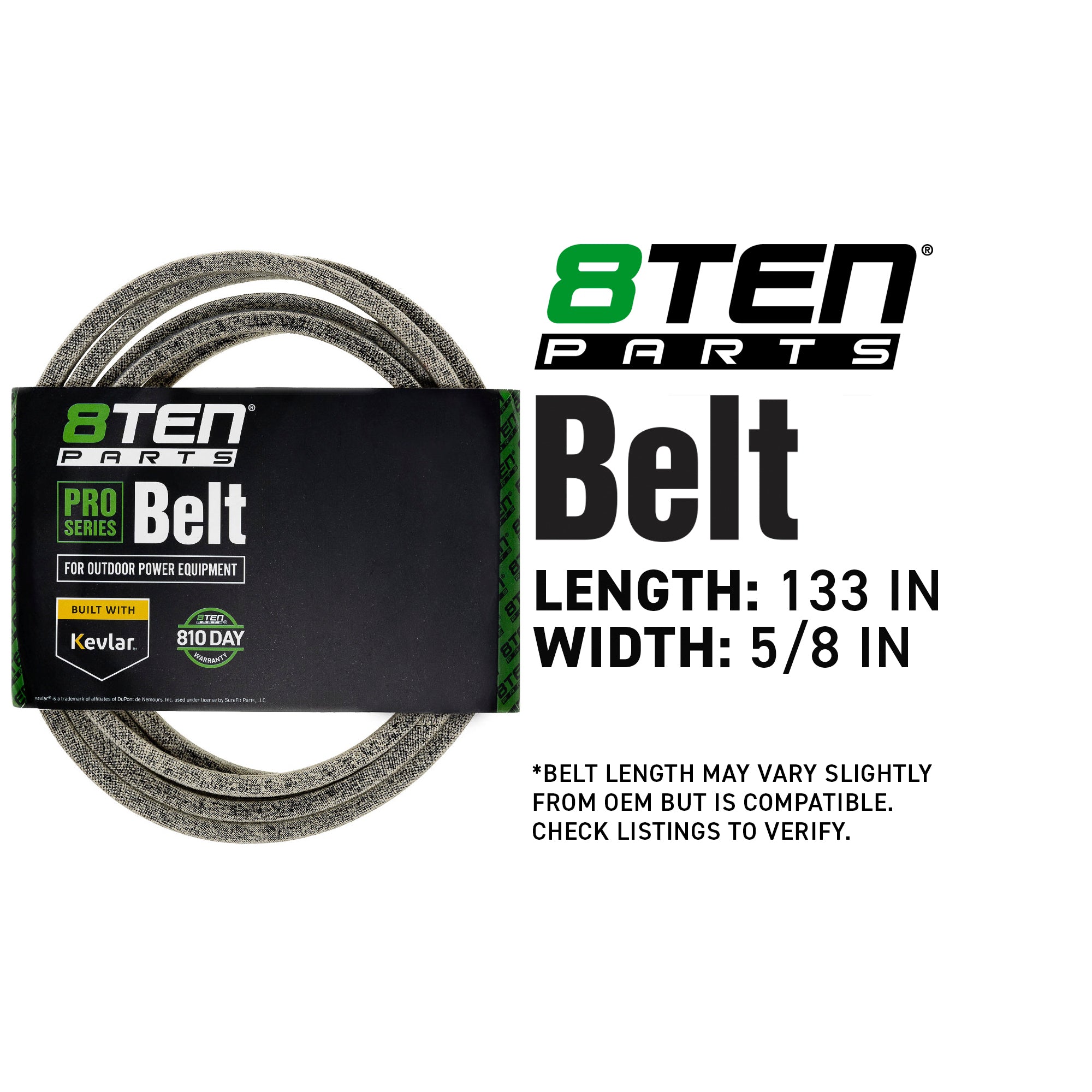 8TEN 810-CBL2092T Belt with Kevlar® for Deere