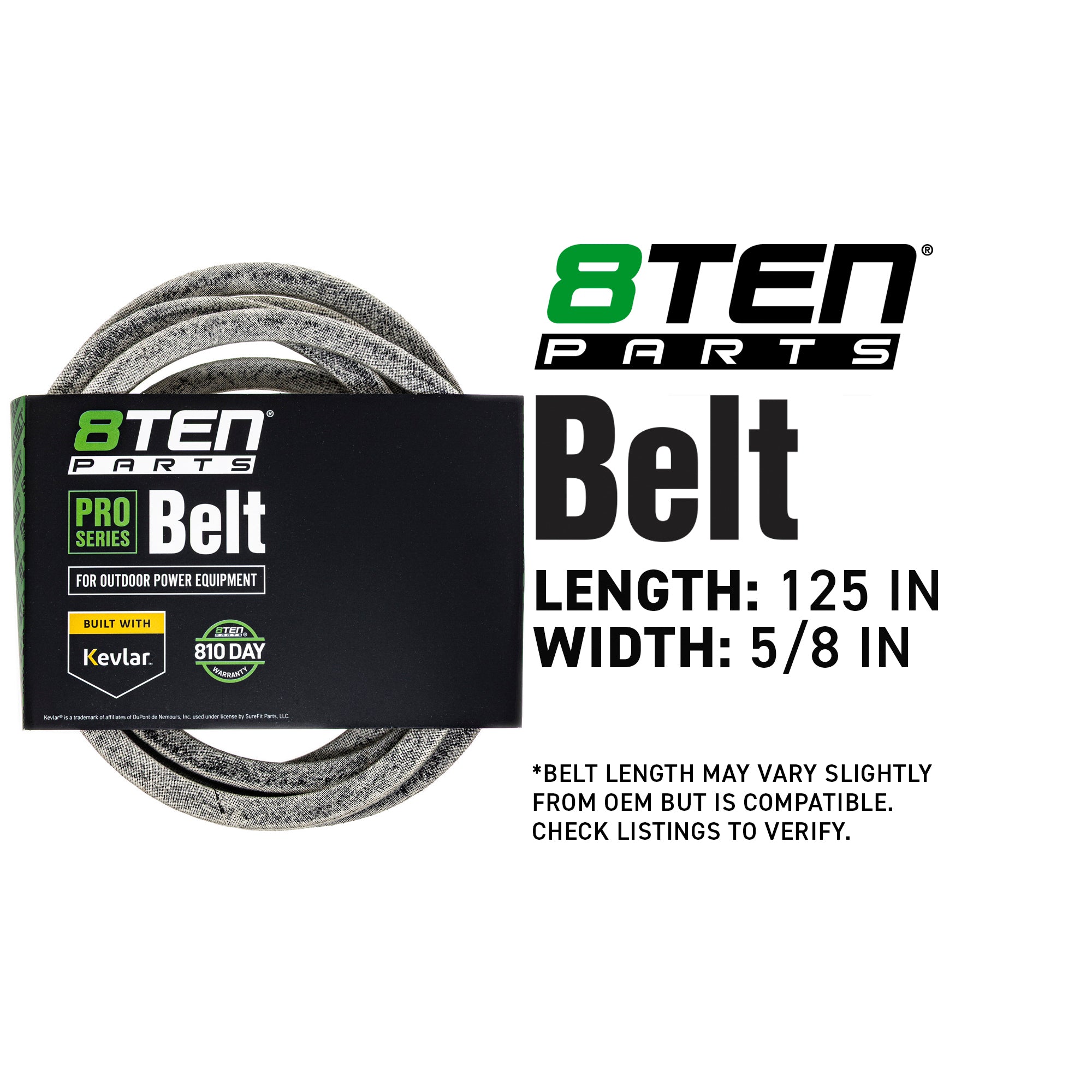 8TEN 810-CBL2094T Belt with Kevlar® for ISX800