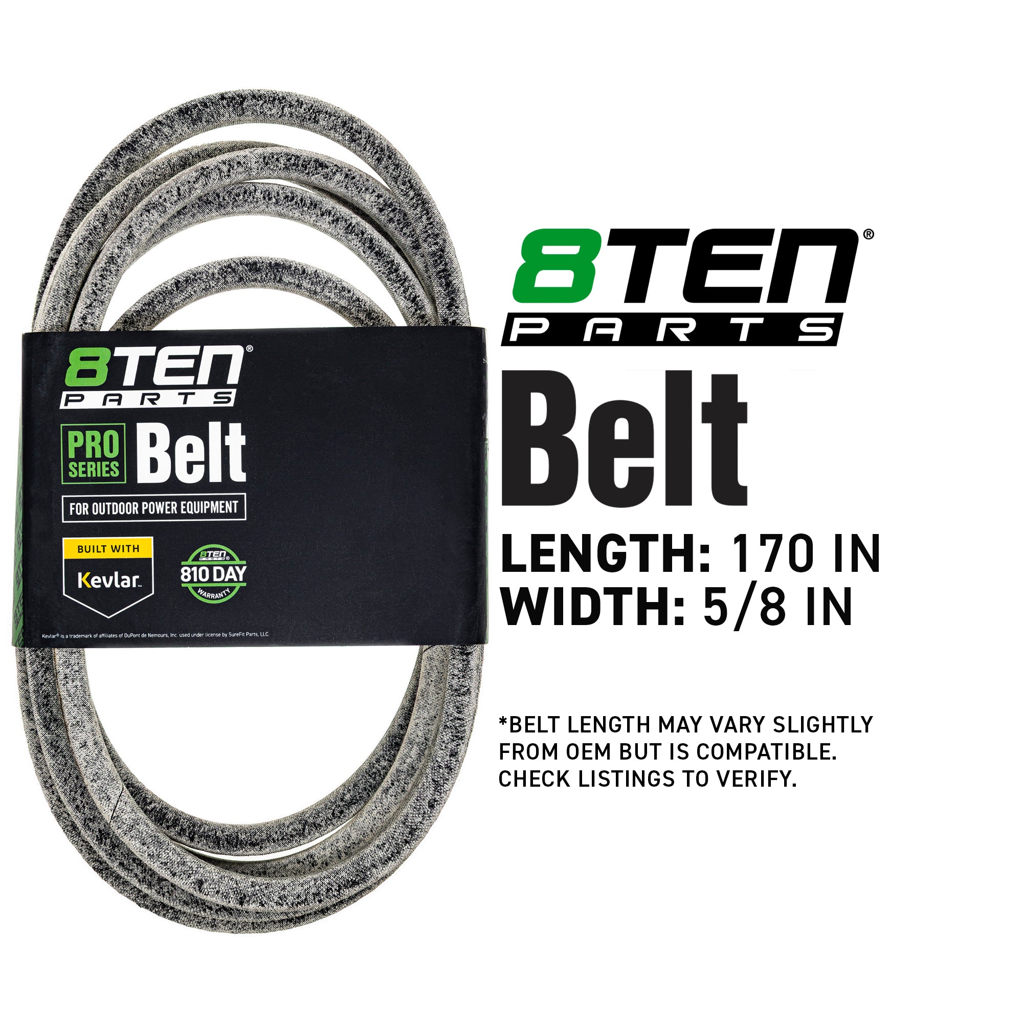 8TEN 810-CBL2091T Belt with Kevlar® for P-ZT54 PZ7234FX PZ6034FXZT