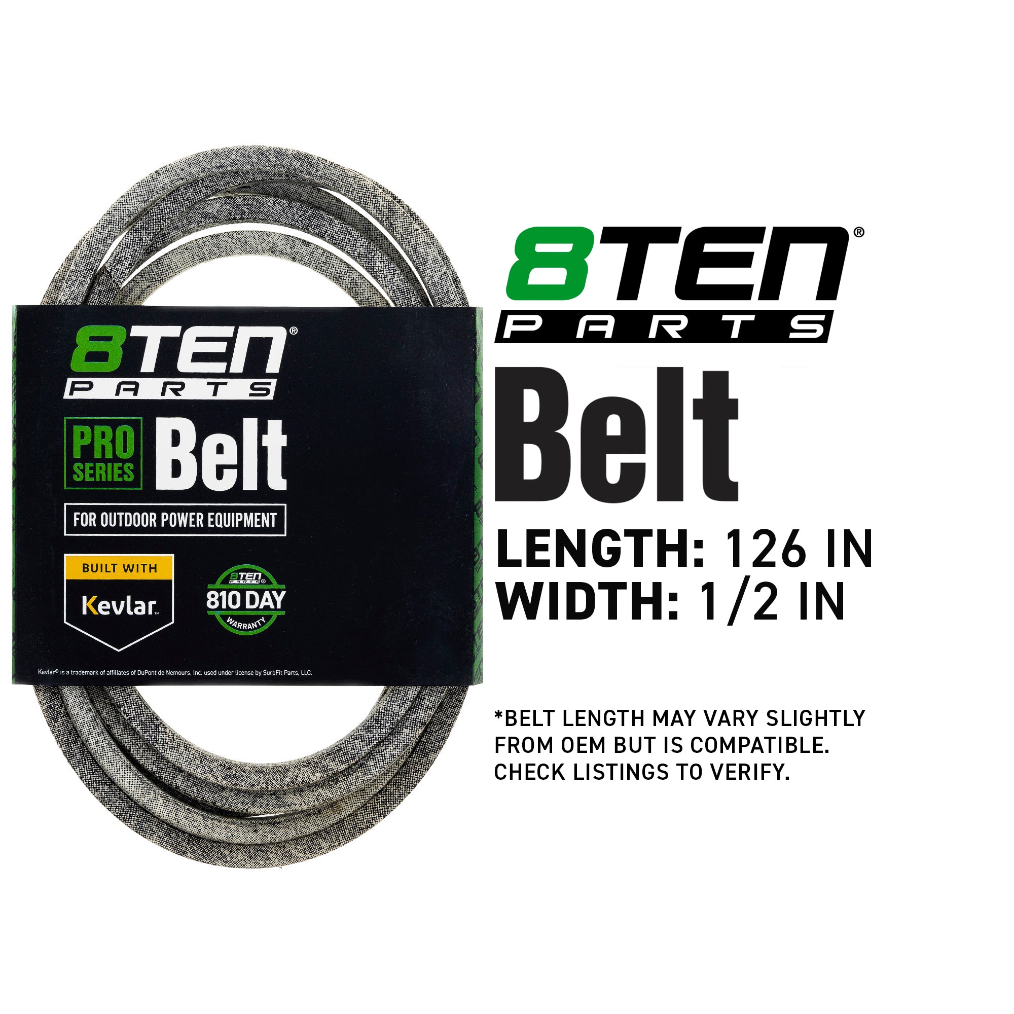 8TEN 810-CBL2004T Belt with Kevlar® for Z-Master Lazer