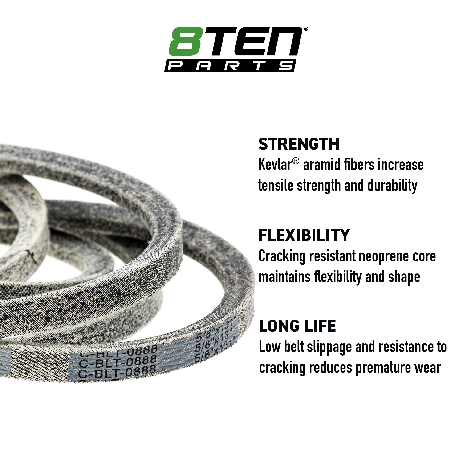 8TEN 810-CBL2000T Replacement Belt