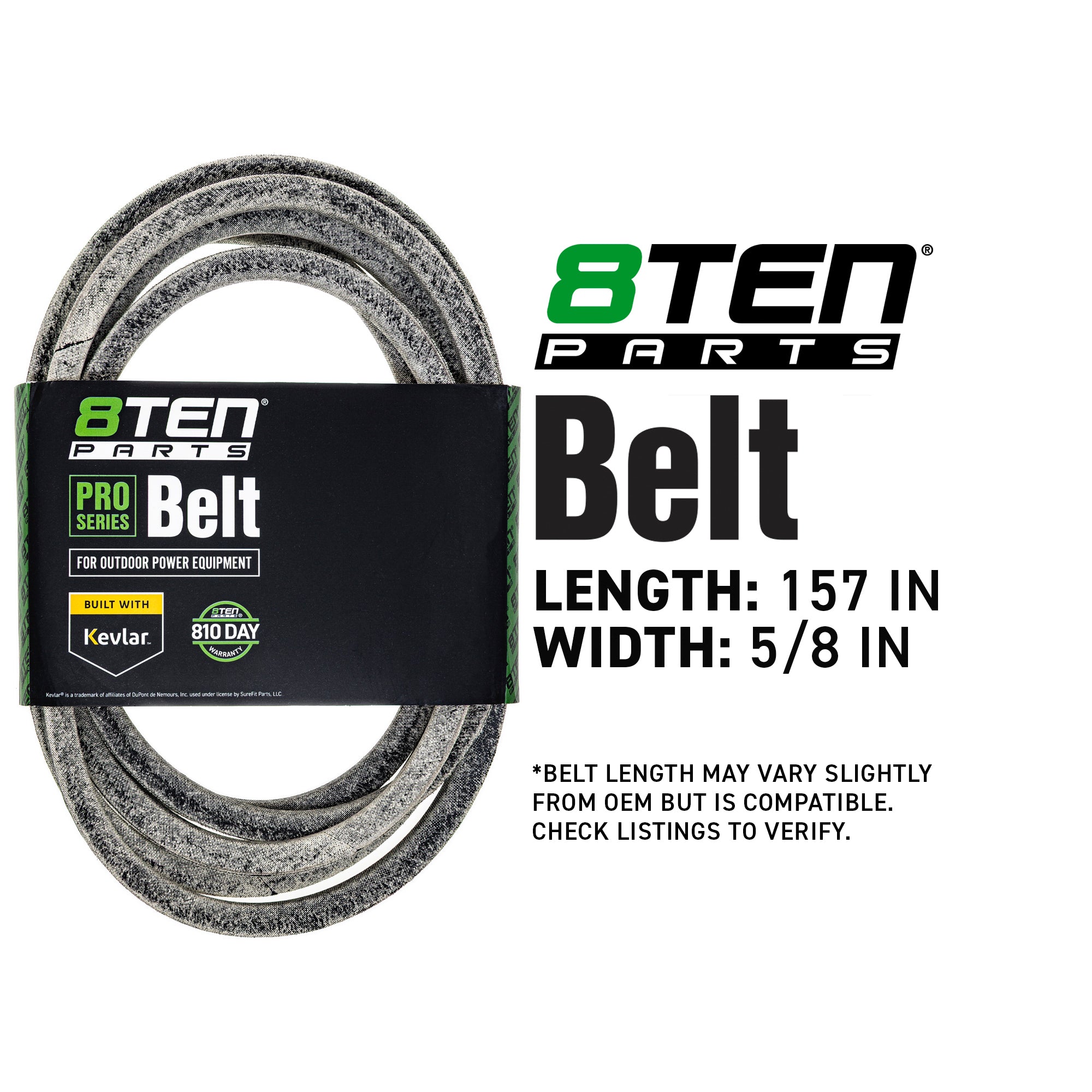 8TEN 810-CBL2011T Belt with Kevlar® for ISX3300 IS3200Z