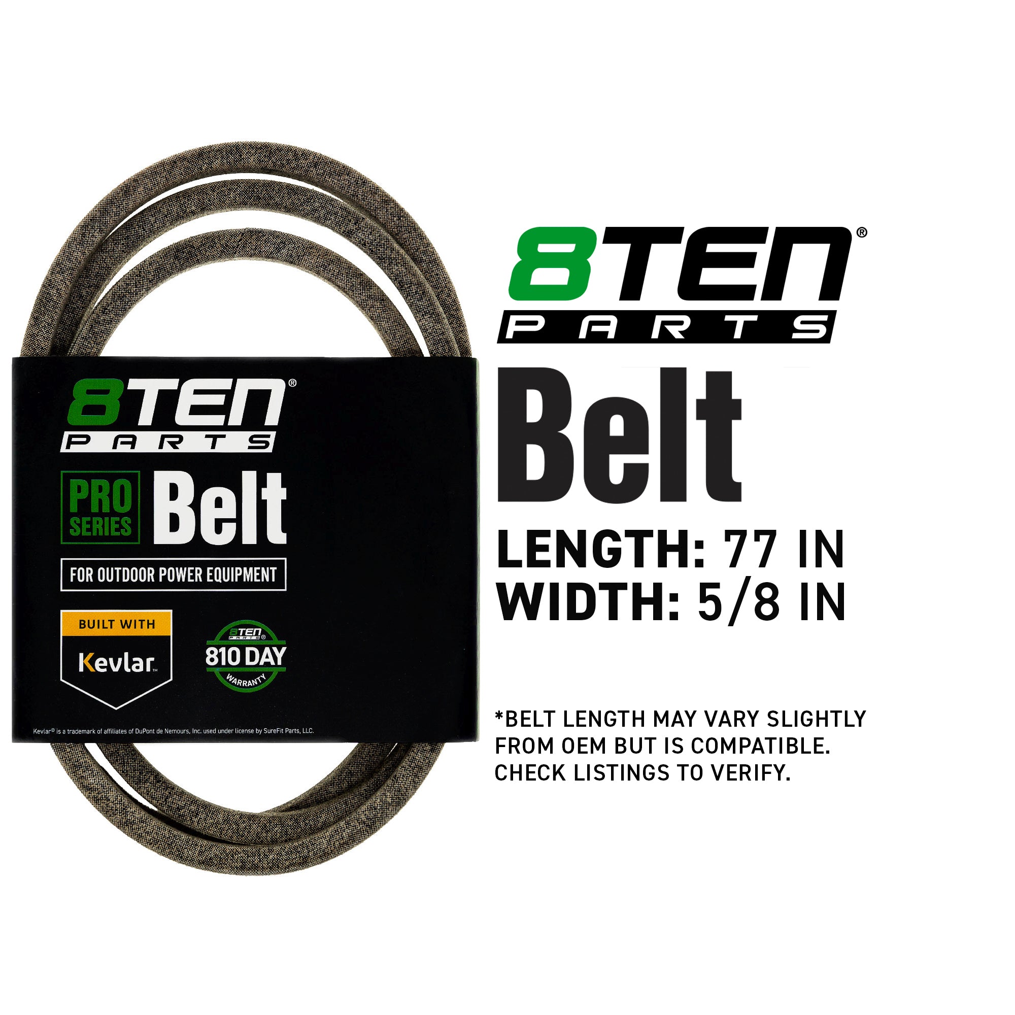 8TEN 810-CBL2123T Belt with Kevlar® for ISX3300 IS6200 IS3200Z F320Z