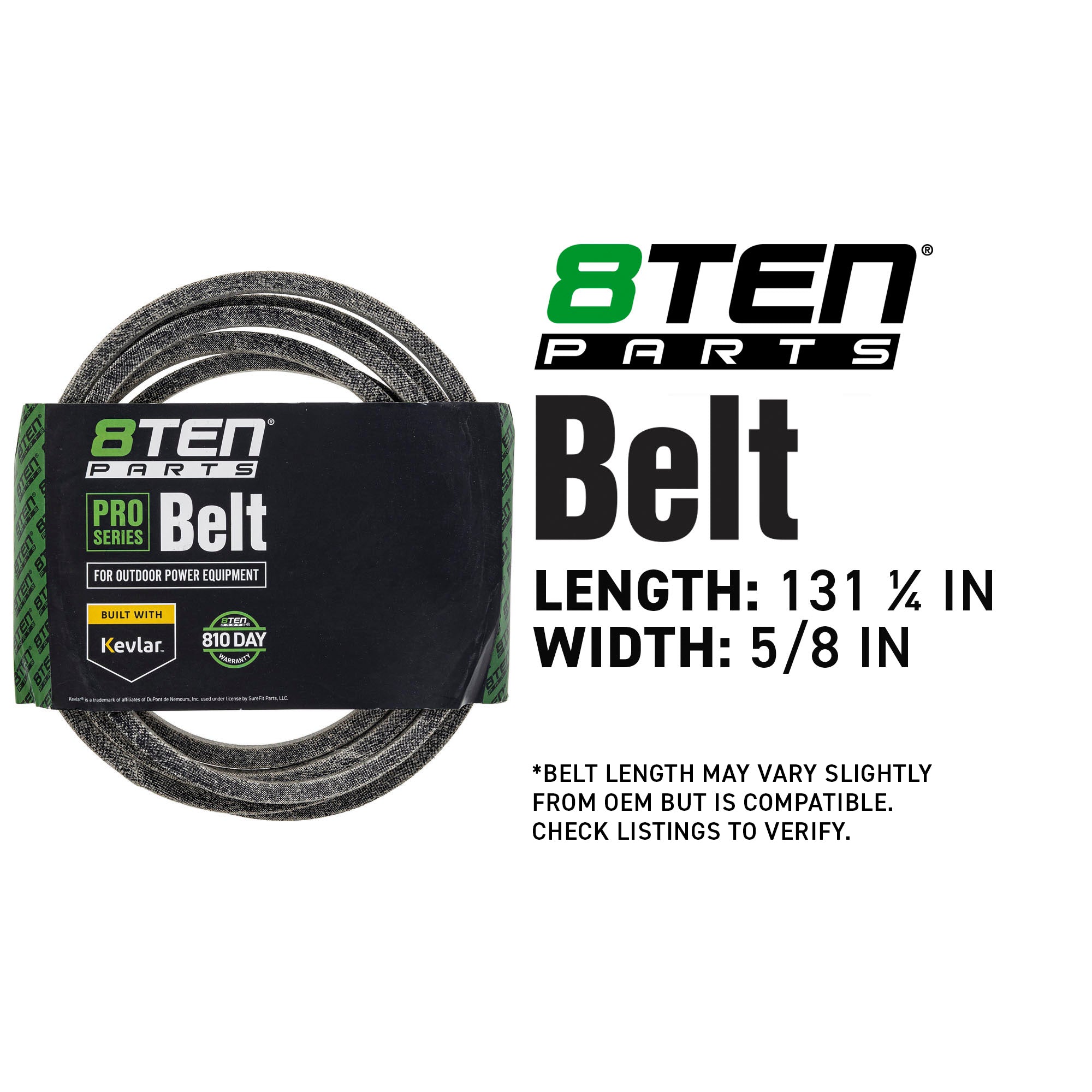 8TEN 810-CBL2146T Belt with Kevlar® for Pro-Turn