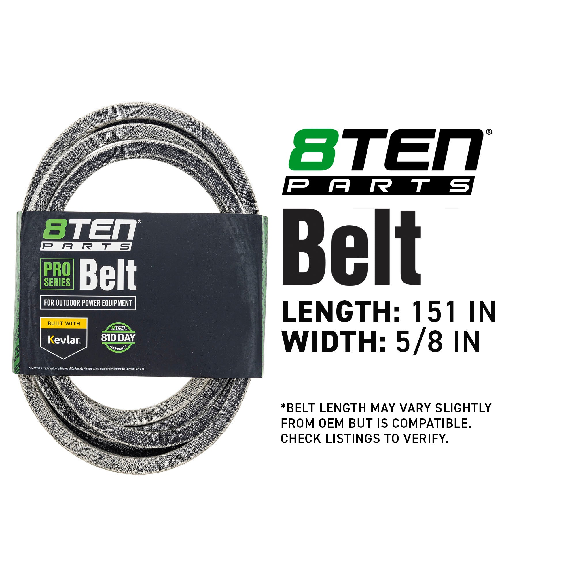 8TEN 810-CBL2148T Belt with Kevlar® for Deere