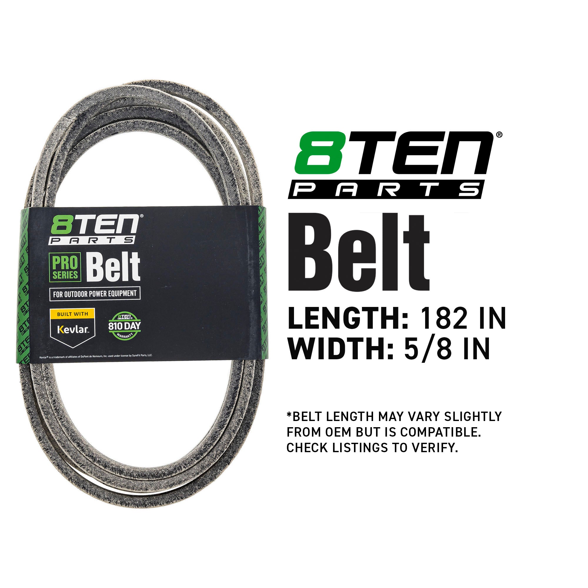 8TEN 810-CBL2140T Belt with Kevlar® for