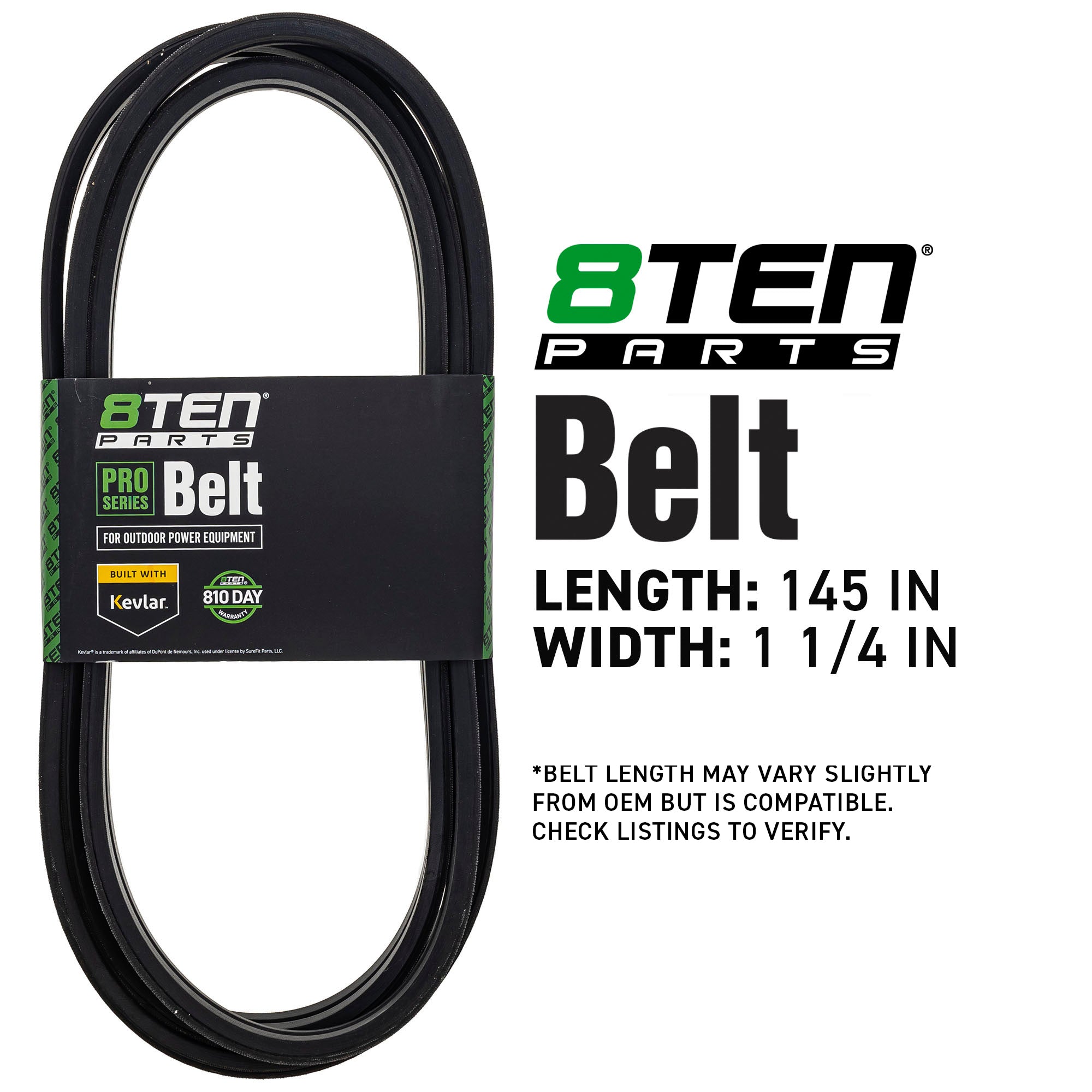 8TEN 810-CBL2152T Belt with Kevlar® for