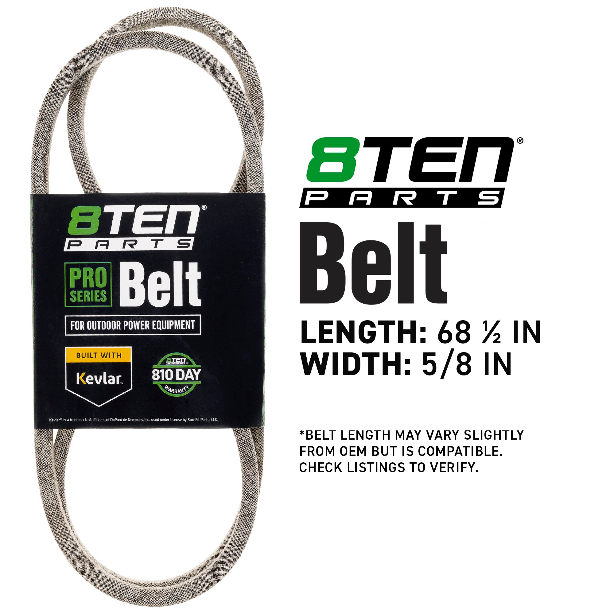 8TEN 810-CBL2159T Belt with Kevlar® for V61GG V616G V60GG V606G