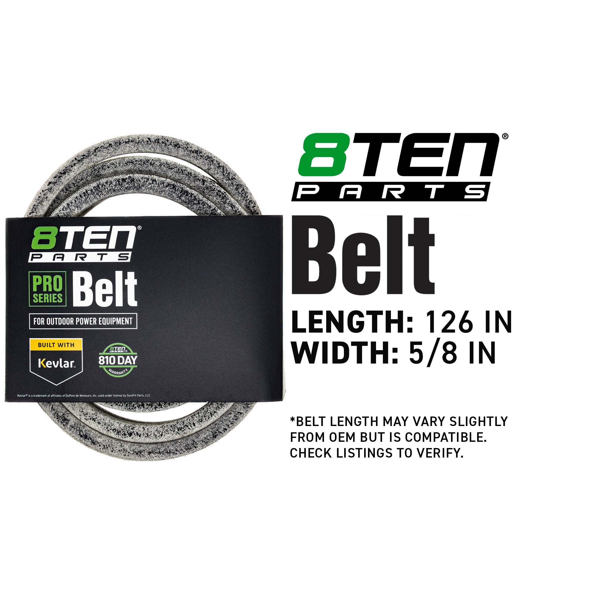 8TEN 810-CBL2162T Belt with Kevlar® for Deere