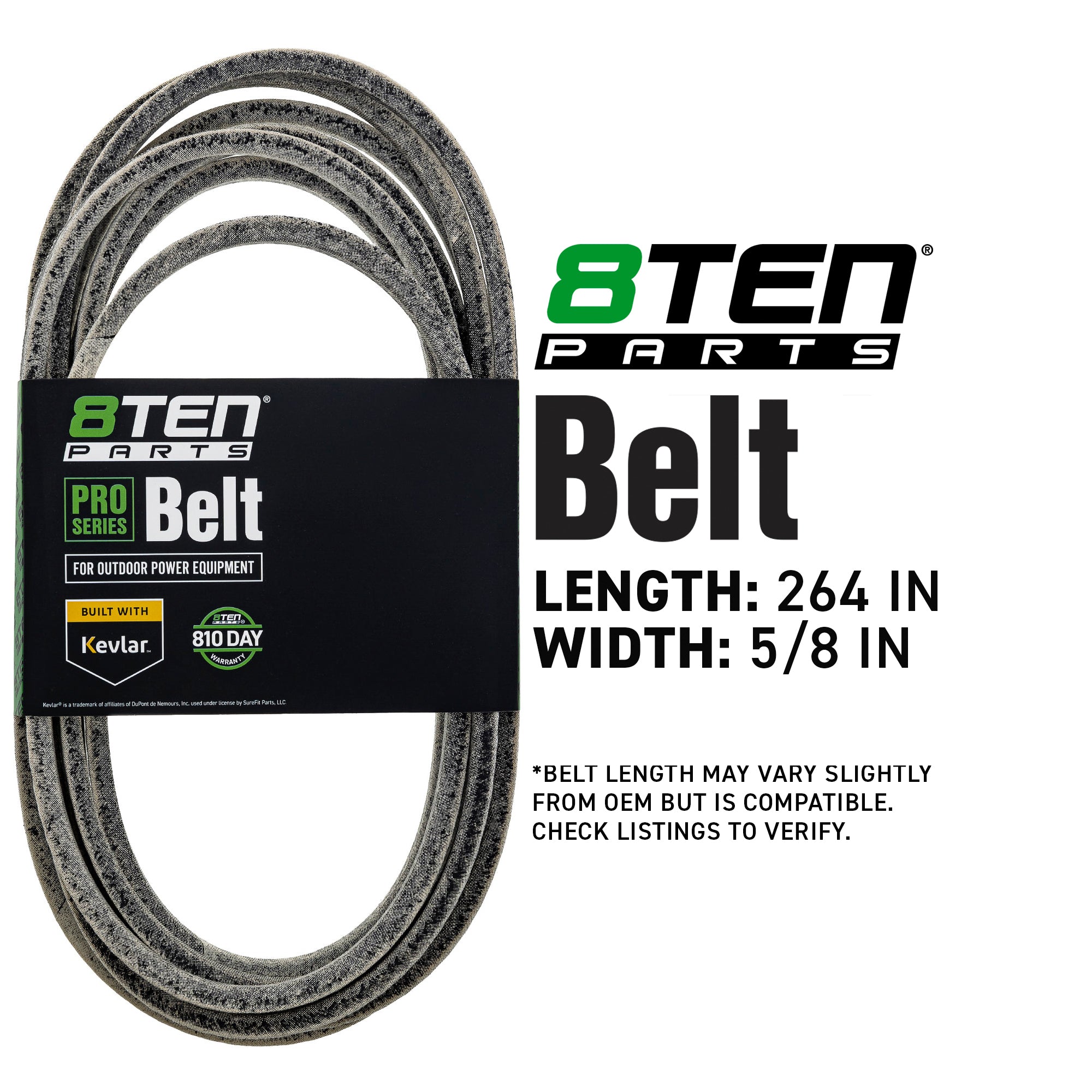 8TEN 810-CBL2165T Belt with Kevlar® for Z-Master