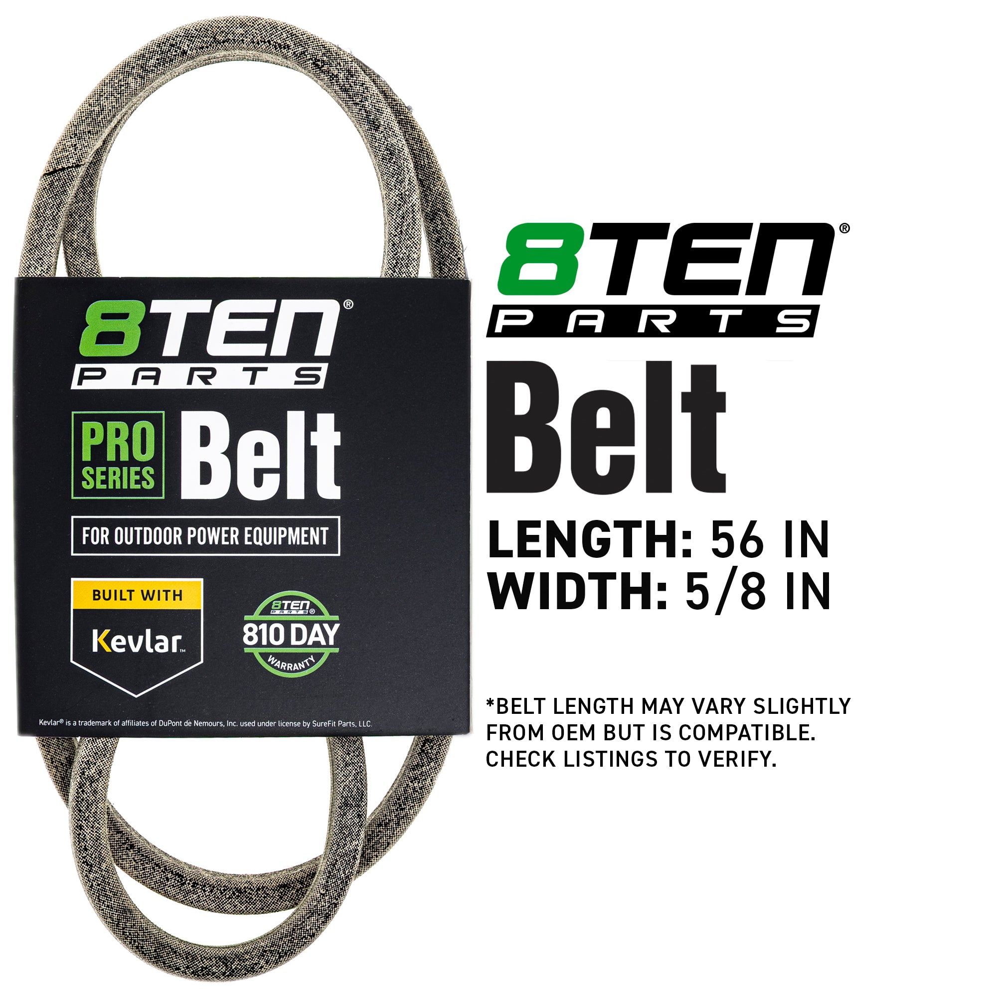 8TEN 810-CBL2160T Belt with Kevlar® for Viking ProCut Pro Metro