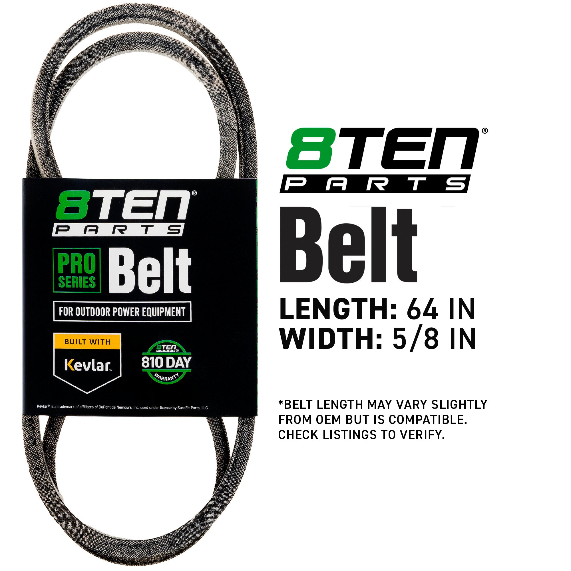 8TEN 810-CBL2172T Belt with Kevlar® for Penney Deere 4140H 4140G