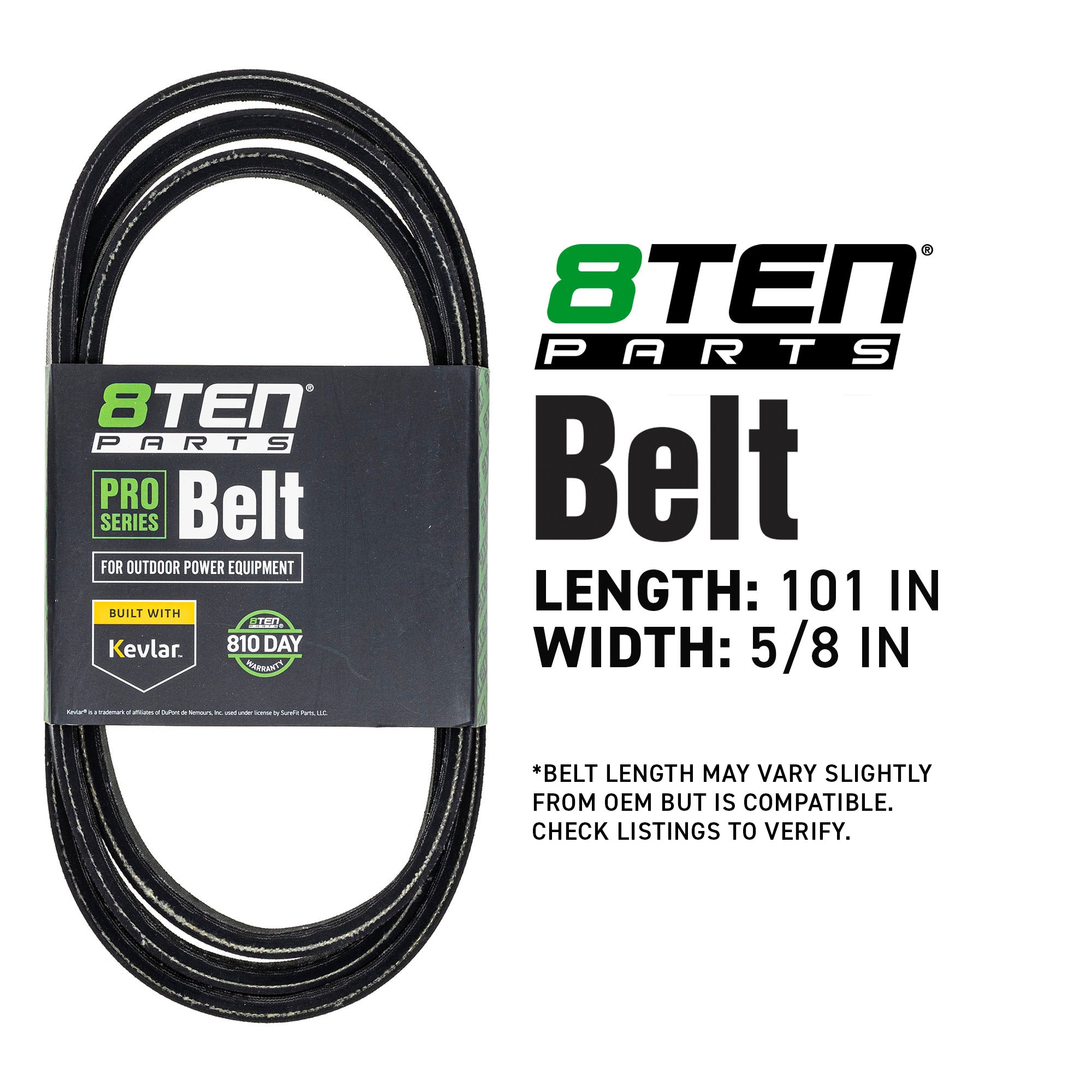 8TEN 810-CBL2170T Belt with Kevlar® for Turf
