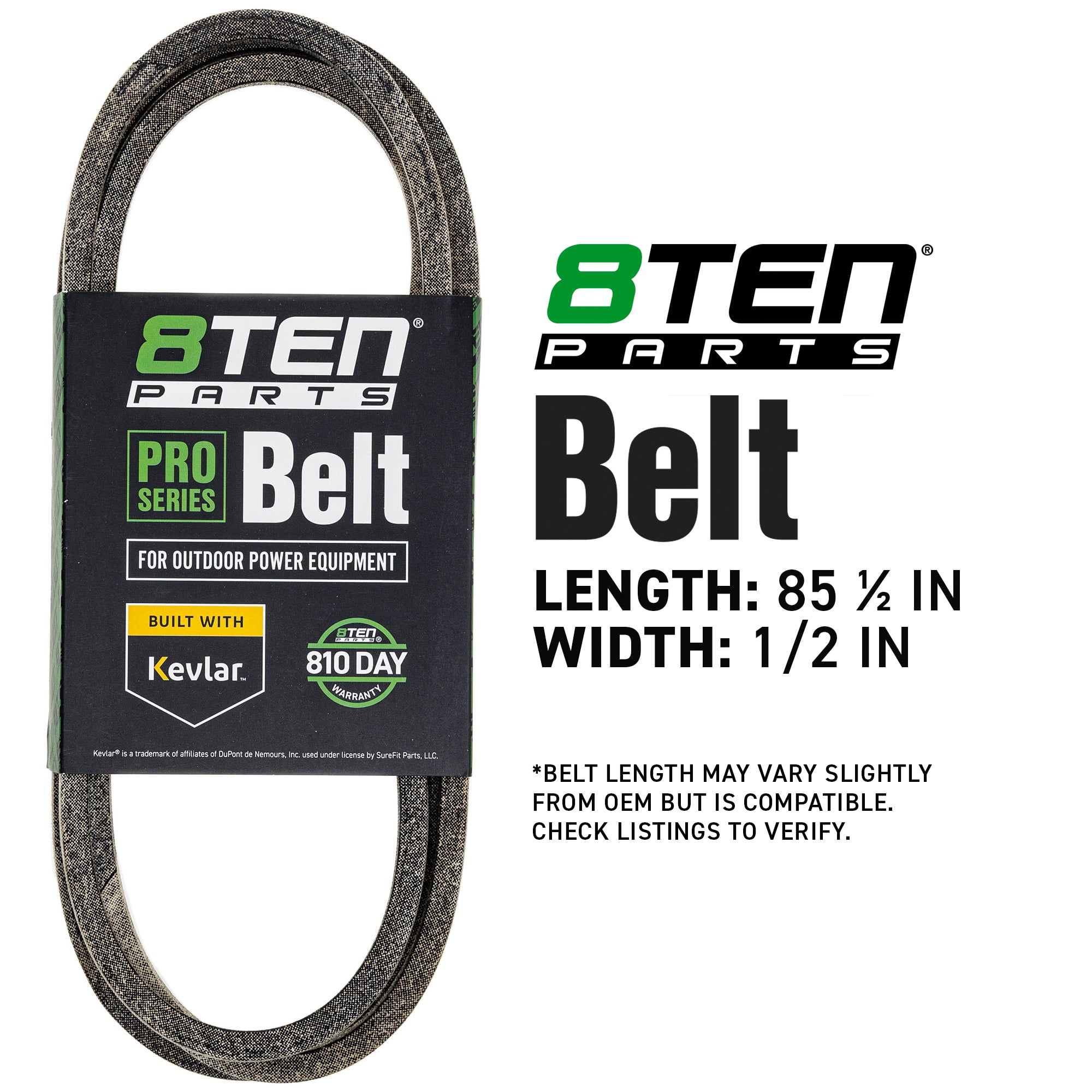8TEN 810-CBL2184T Belt with Kevlar® for RER80AT RER80AR Pro L80000AT