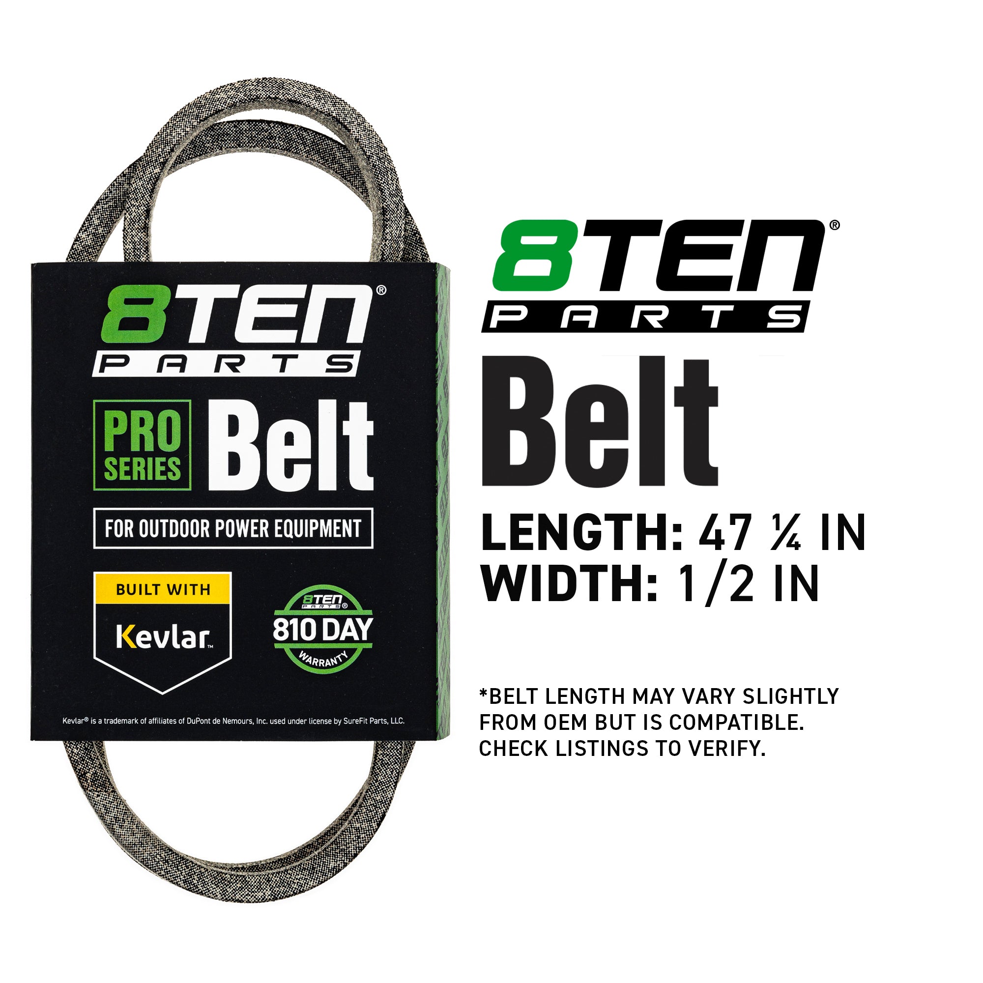 8TEN 810-CBL2186T Belt with Kevlar® for