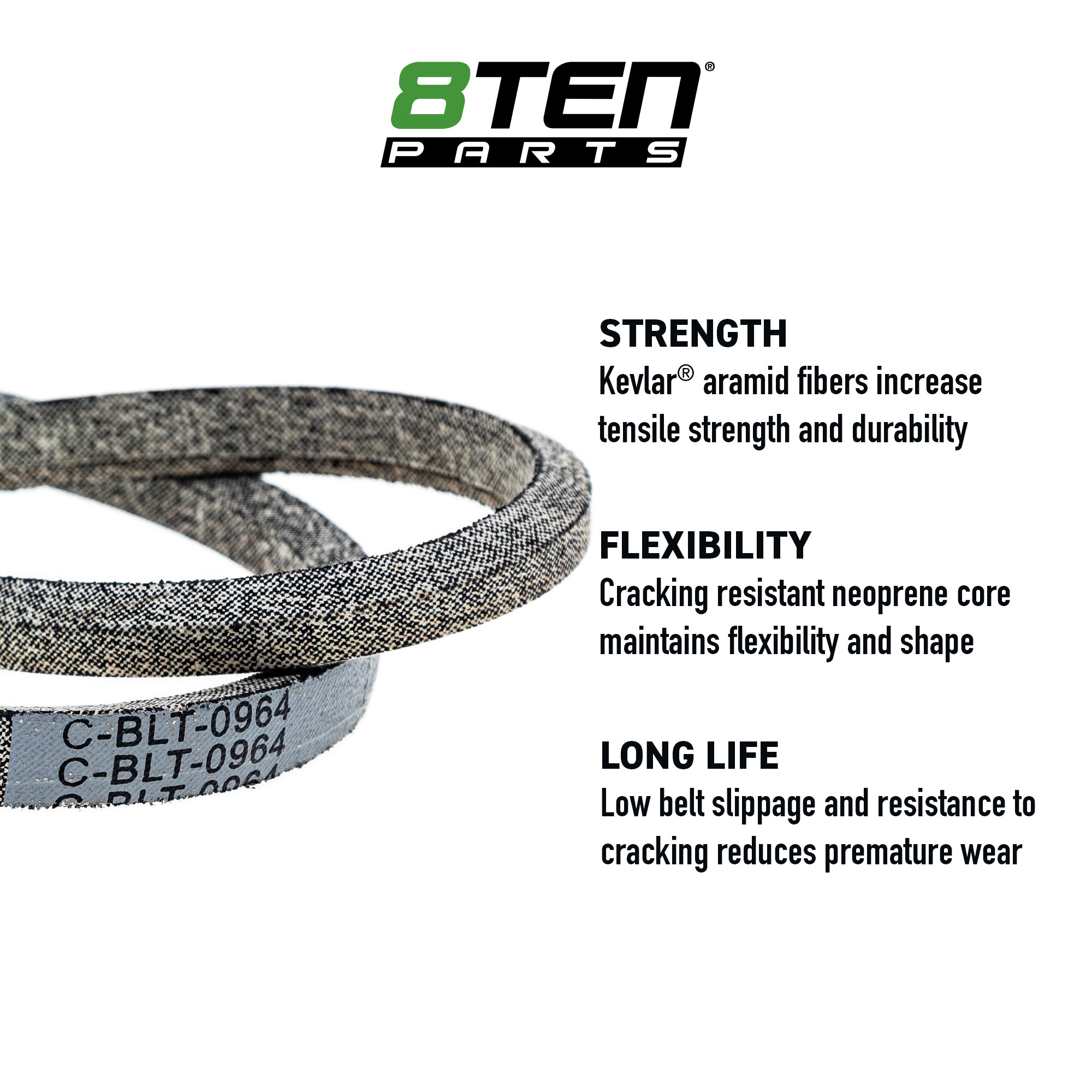 8TEN 810-CBL2186T Replacement Belt