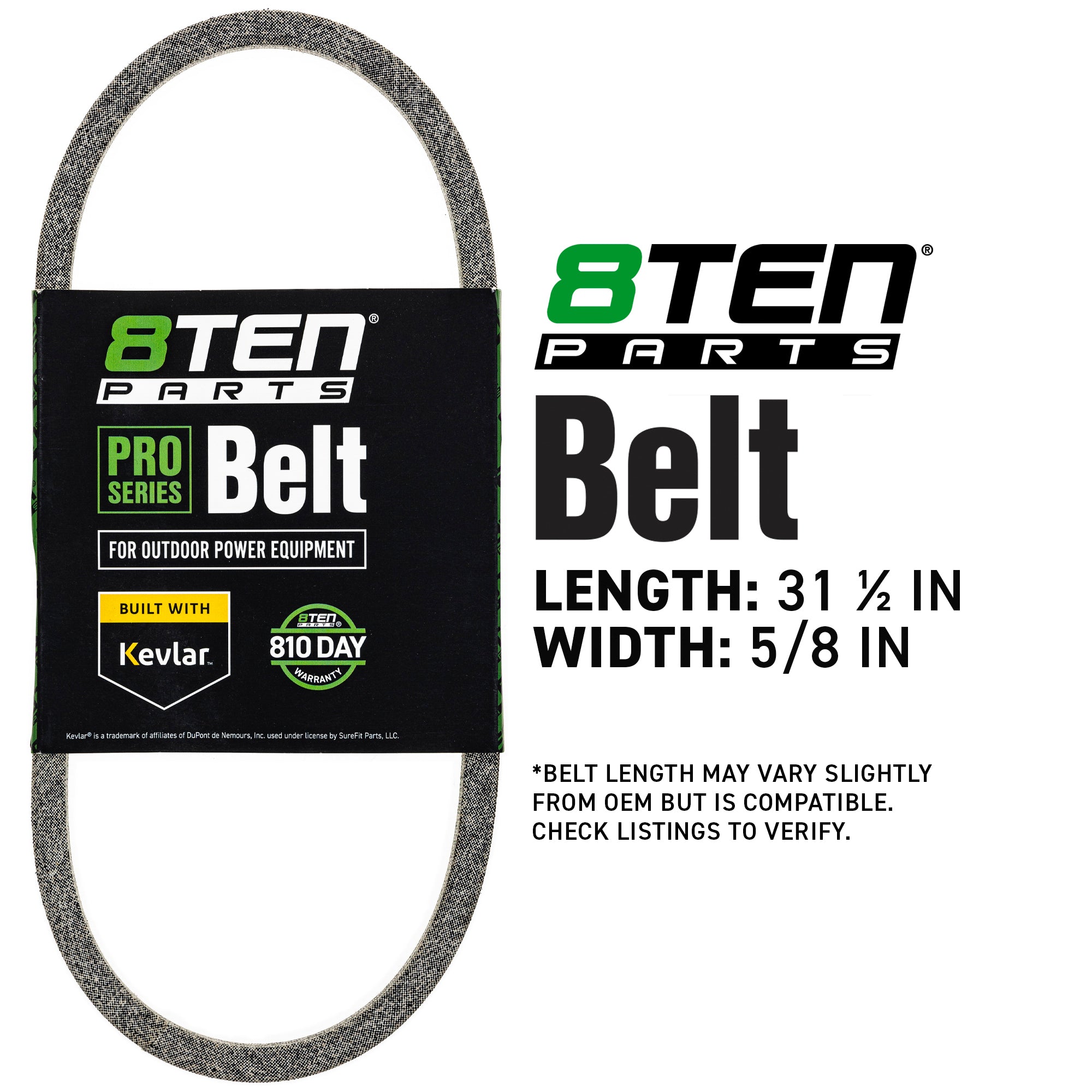 8TEN 810-CBL2194T Belt with Kevlar® for