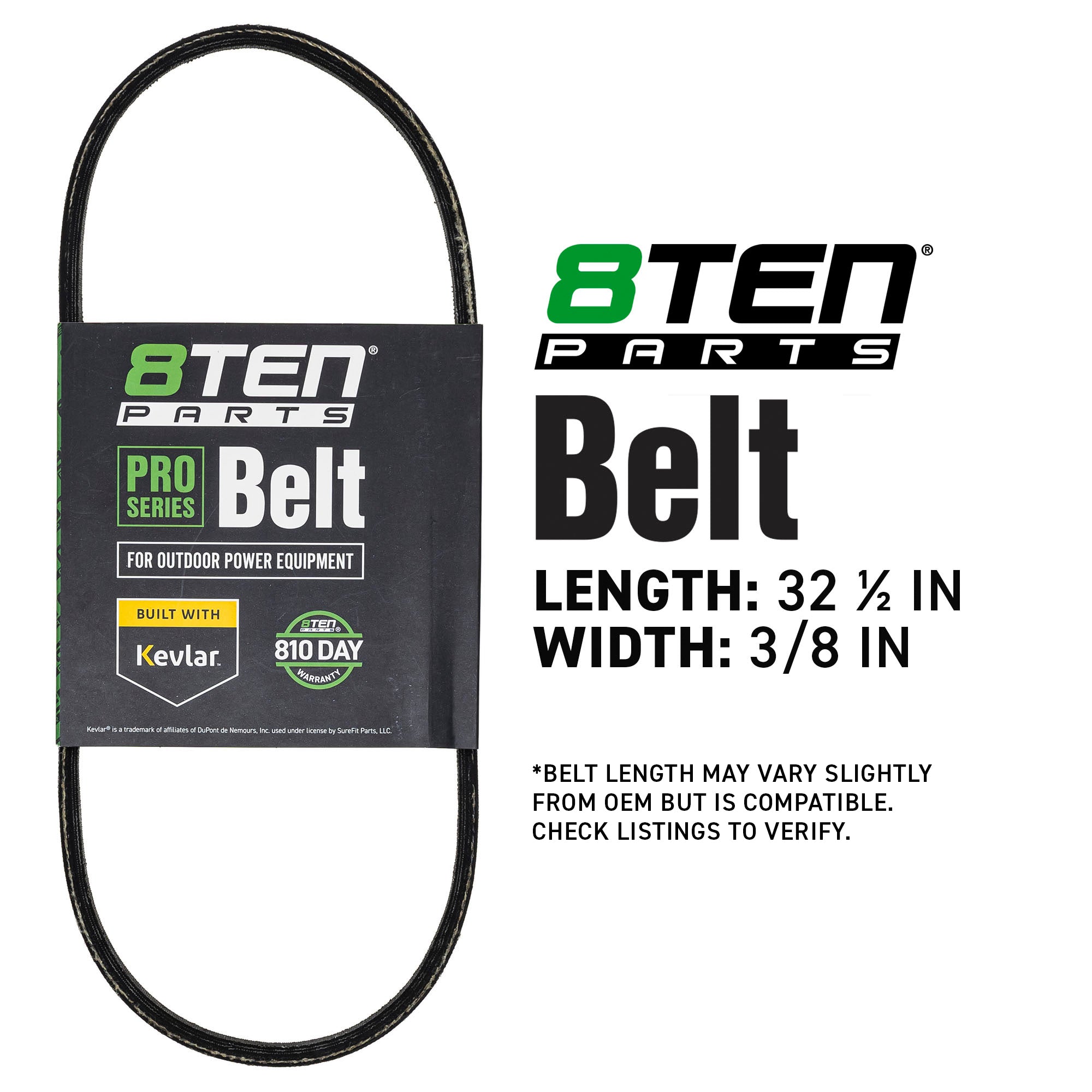 8TEN 810-CBL2195T Belt with Kevlar® for YT130 SLM242SP SLM241 SLM21