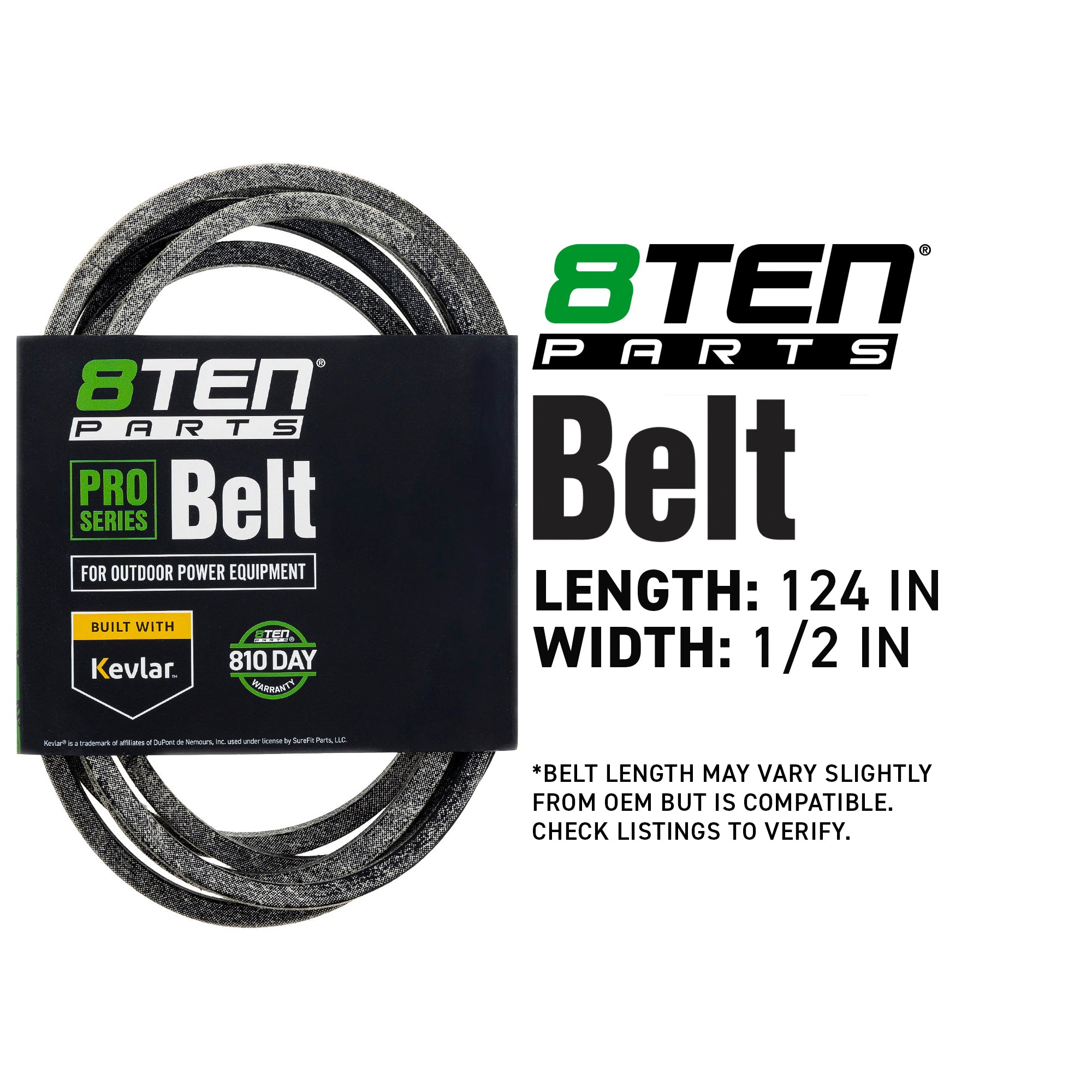 8TEN 810-CBL2196T Belt with Kevlar® for ZT-S46 ZT Zoom Z6400