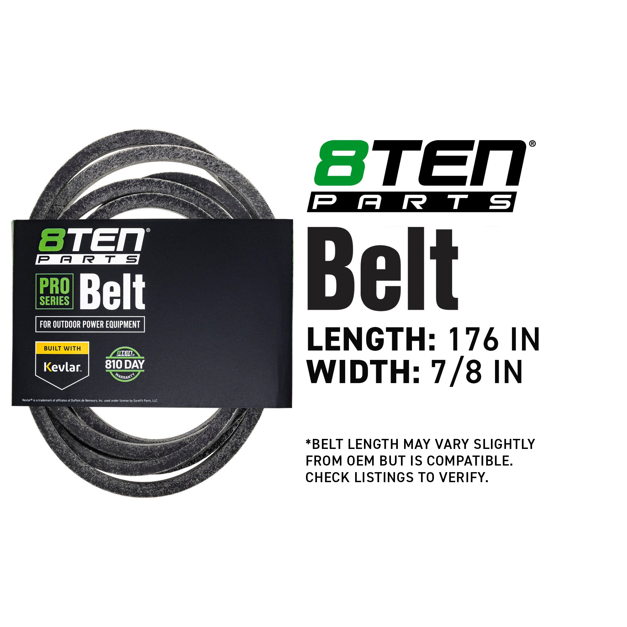 8TEN 810-CBL2191T Belt with Kevlar® for Deere