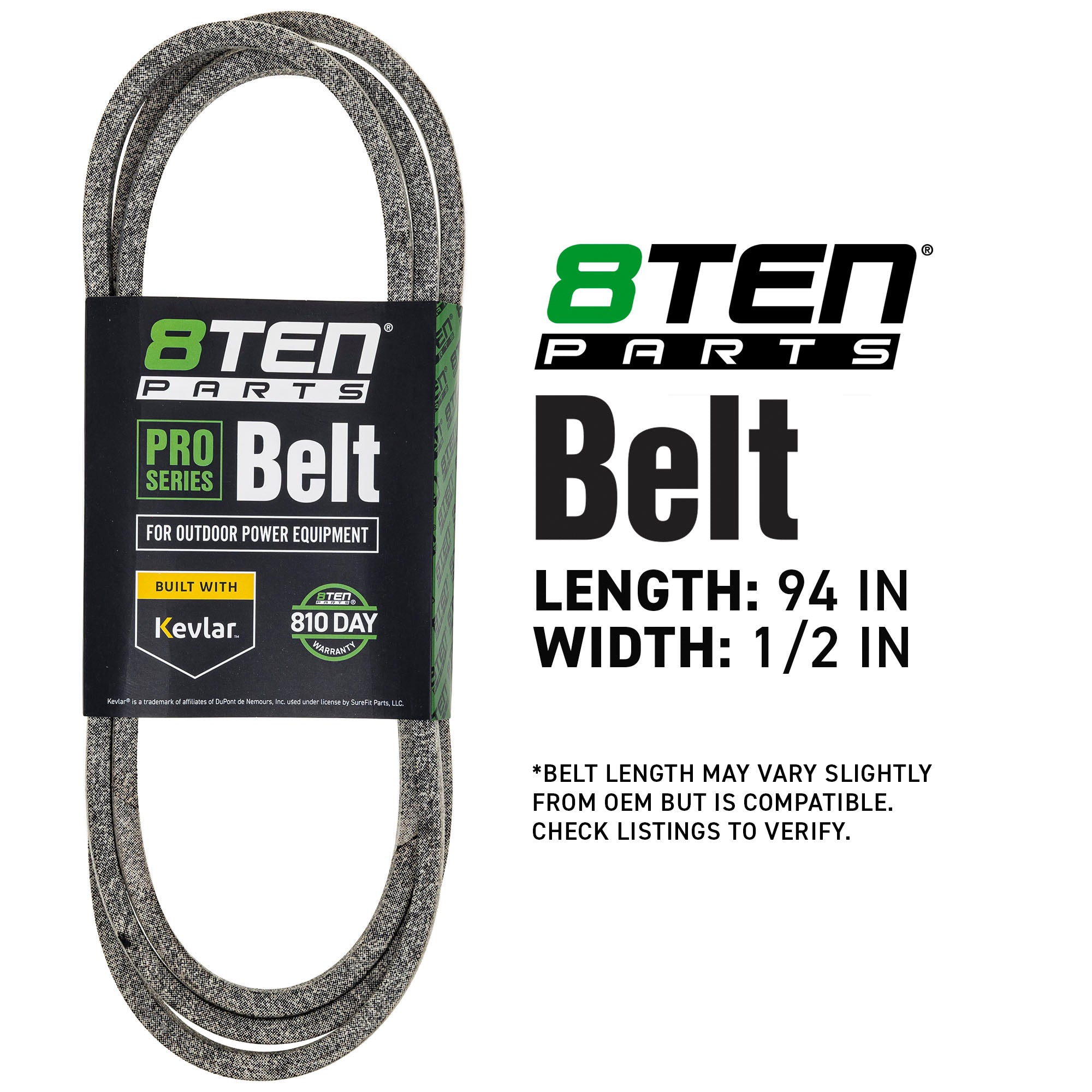 8TEN 810-CBL2105T Belt with Kevlar® for RGT1844D Pro CT1844E CT1844C
