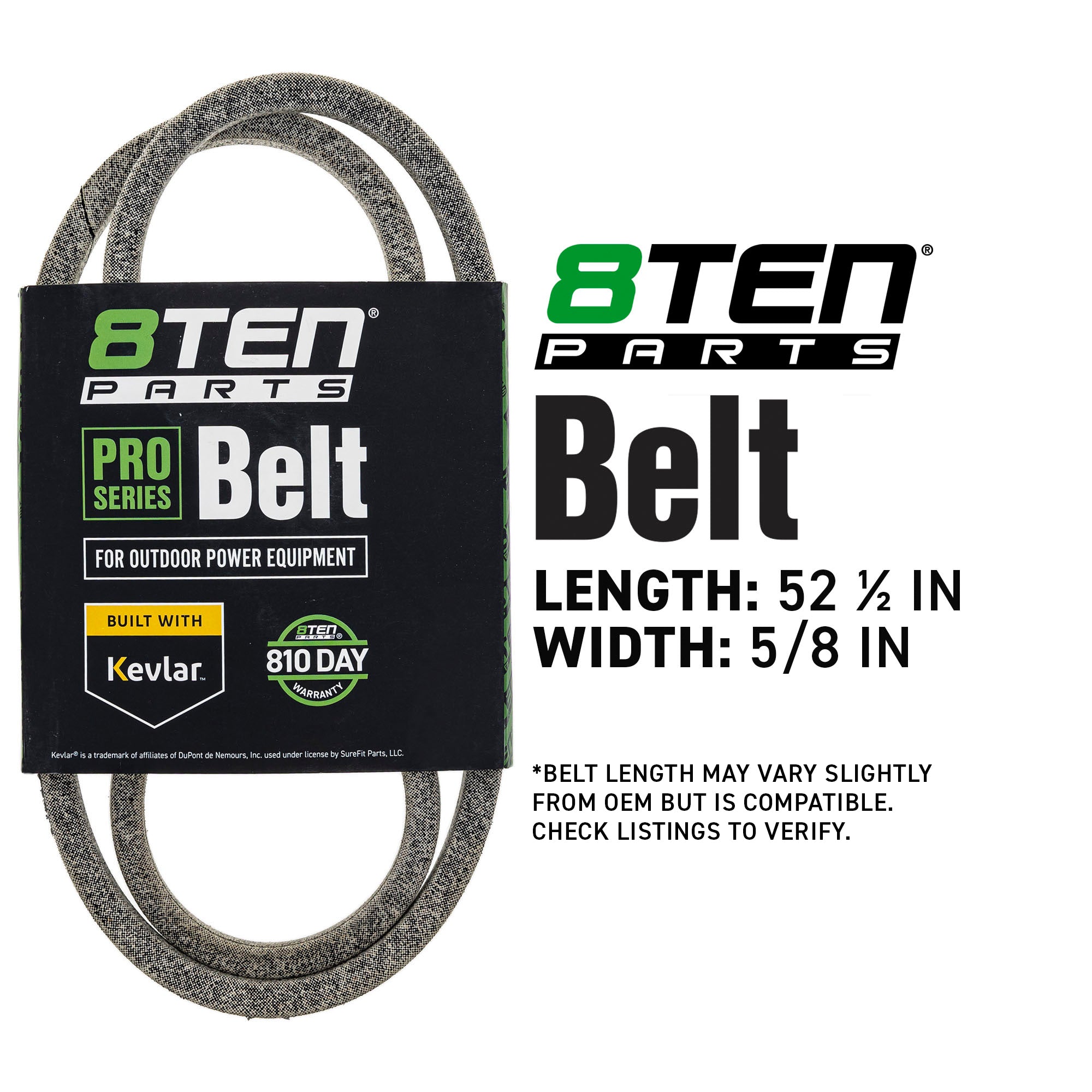 8TEN 810-CBL2107T Belt with Kevlar� for W48142BV W48140S W481252KW