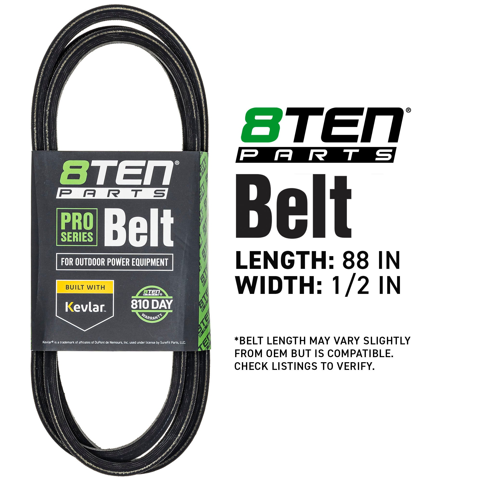8TEN 810-CBL3223T Belt with Kevlar® for