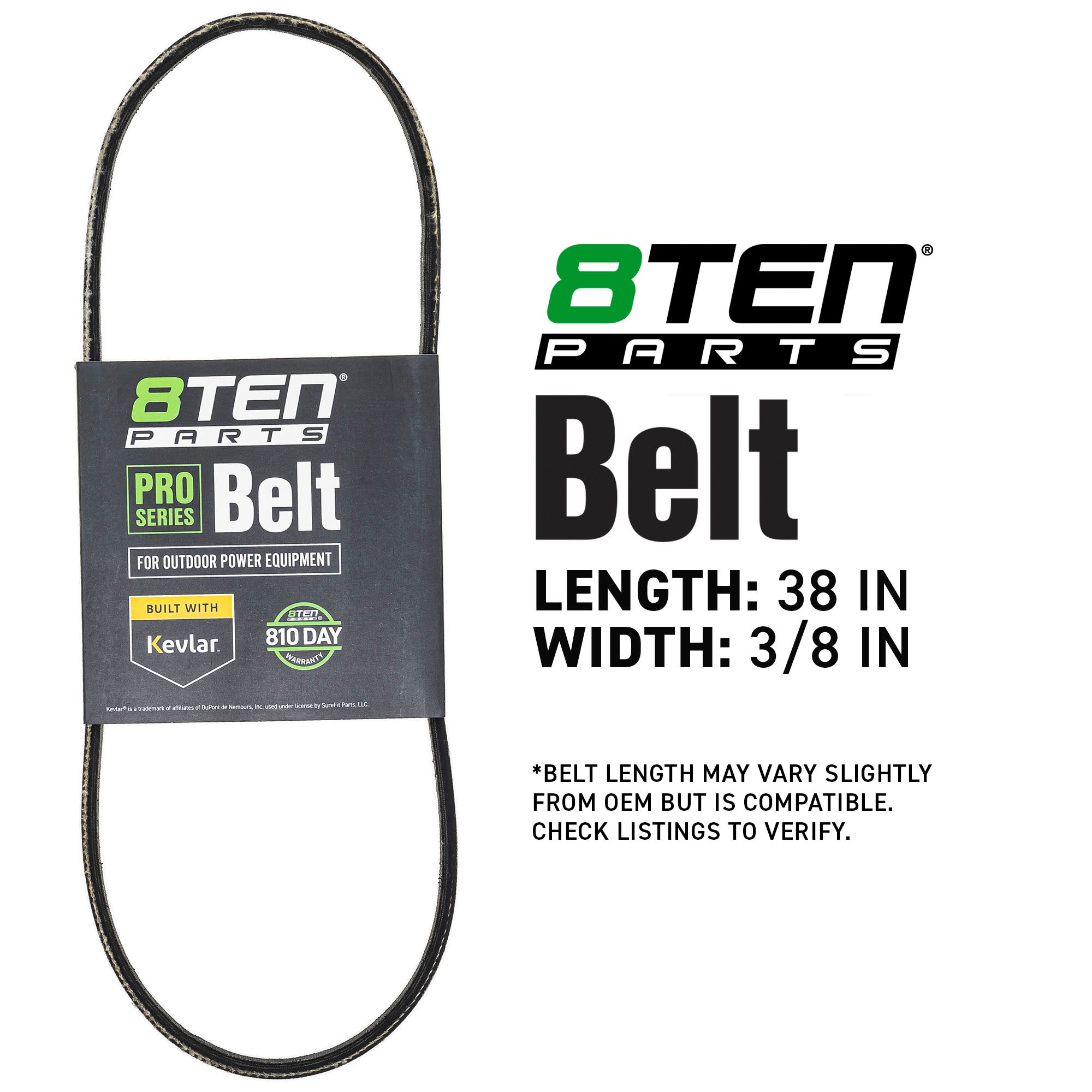 8TEN 810-CBL3227T Belt with Kevlar® for HRT216 HRS216 HRR216