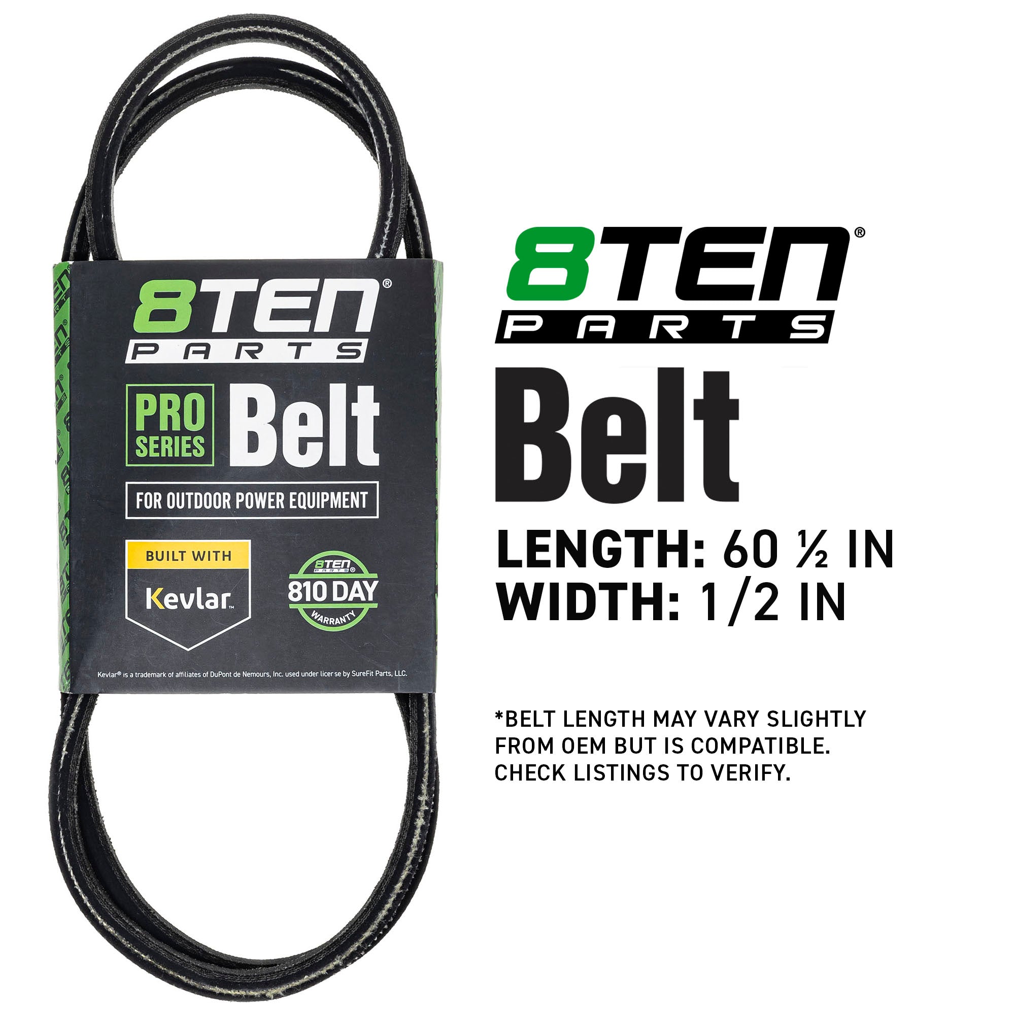 8TEN 810-CBL3220T Belt with Kevlar® for