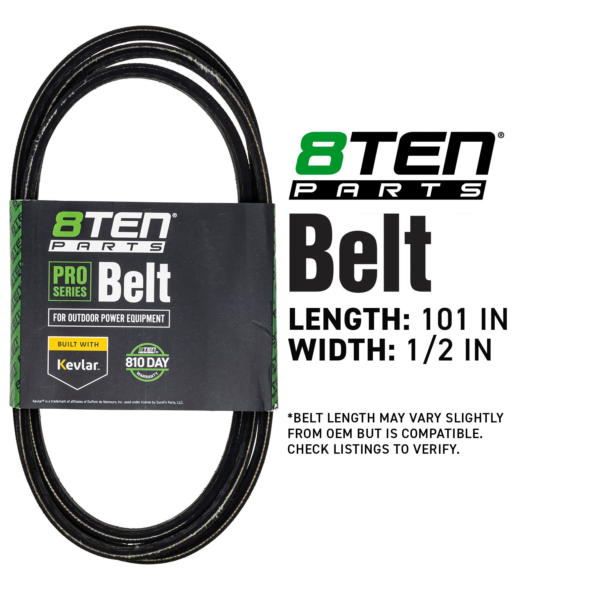 8TEN 810-CBL3235T Belt with Kevlar® for Turf