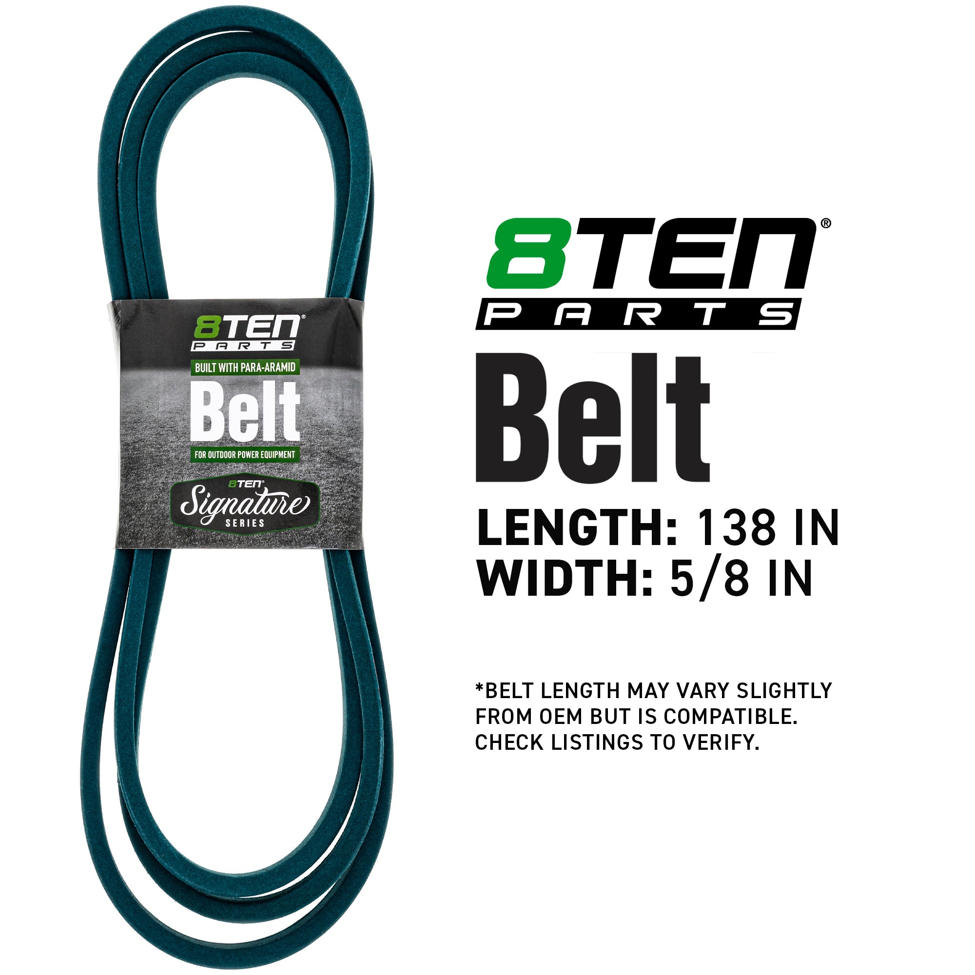 8TEN 810-CBL3255T Belt for YTH2548 YTH24V48 YTH24K48D YTH24K48