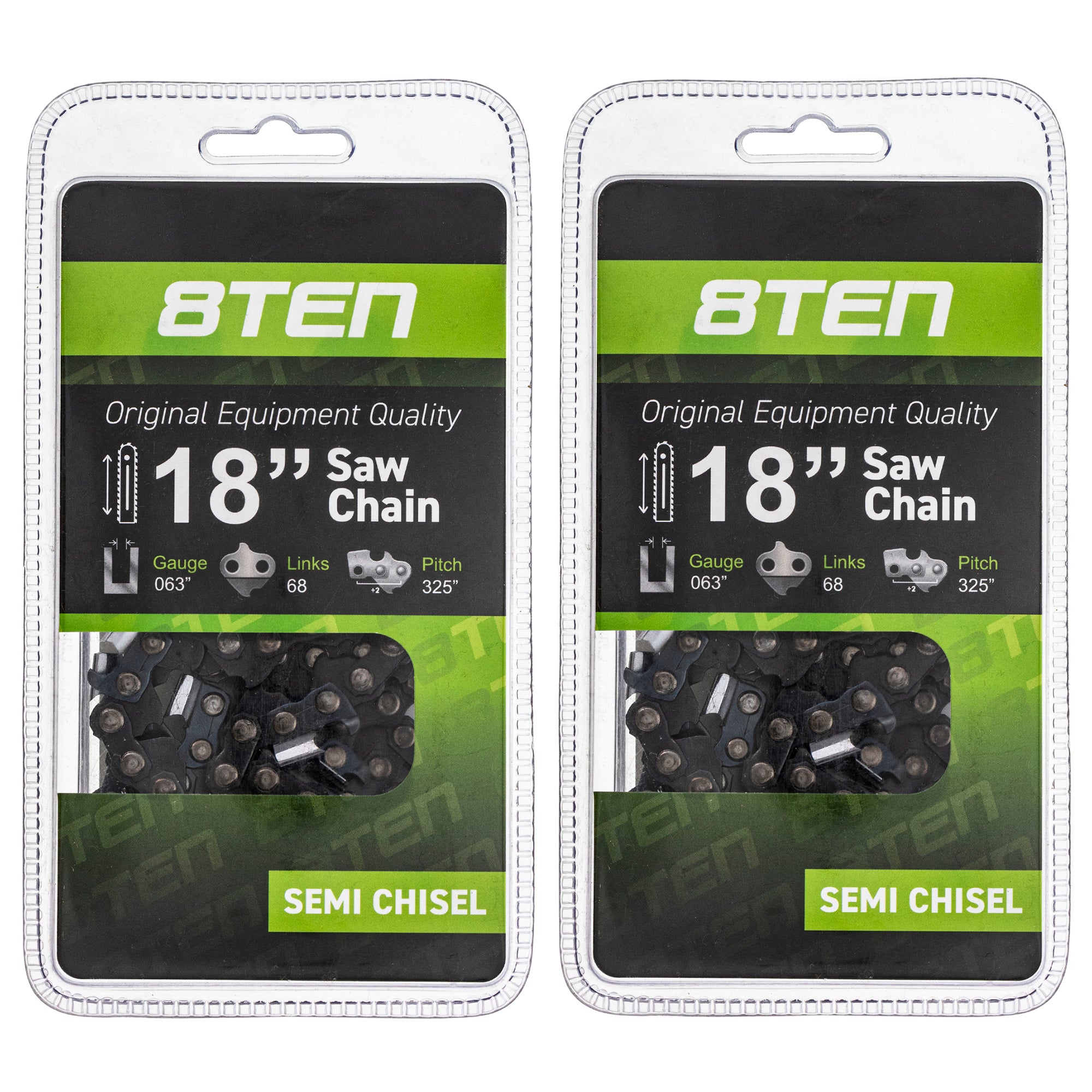 Chainsaw Chain 18 Inch .063 .325 68DL For 36390050068 | 8TEN