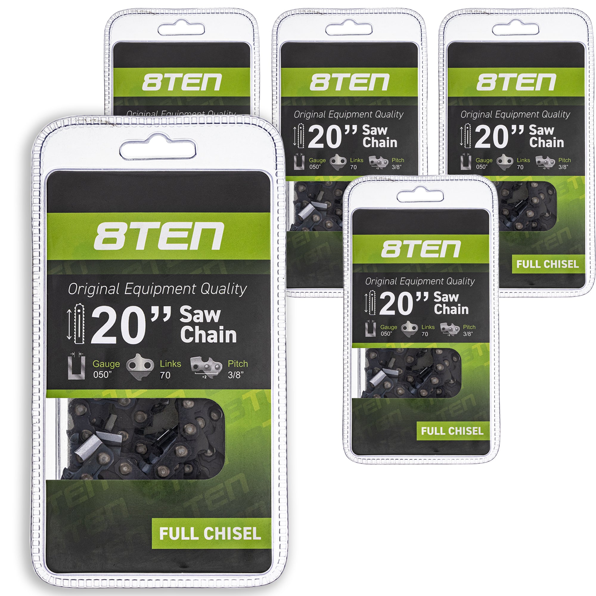 Chainsaw Chain 20 Inch .050 3/8 70DL 5-Pack for zOTHER Stens Oregon GB Carlton CS-800P 8TEN 810-CCC2235H