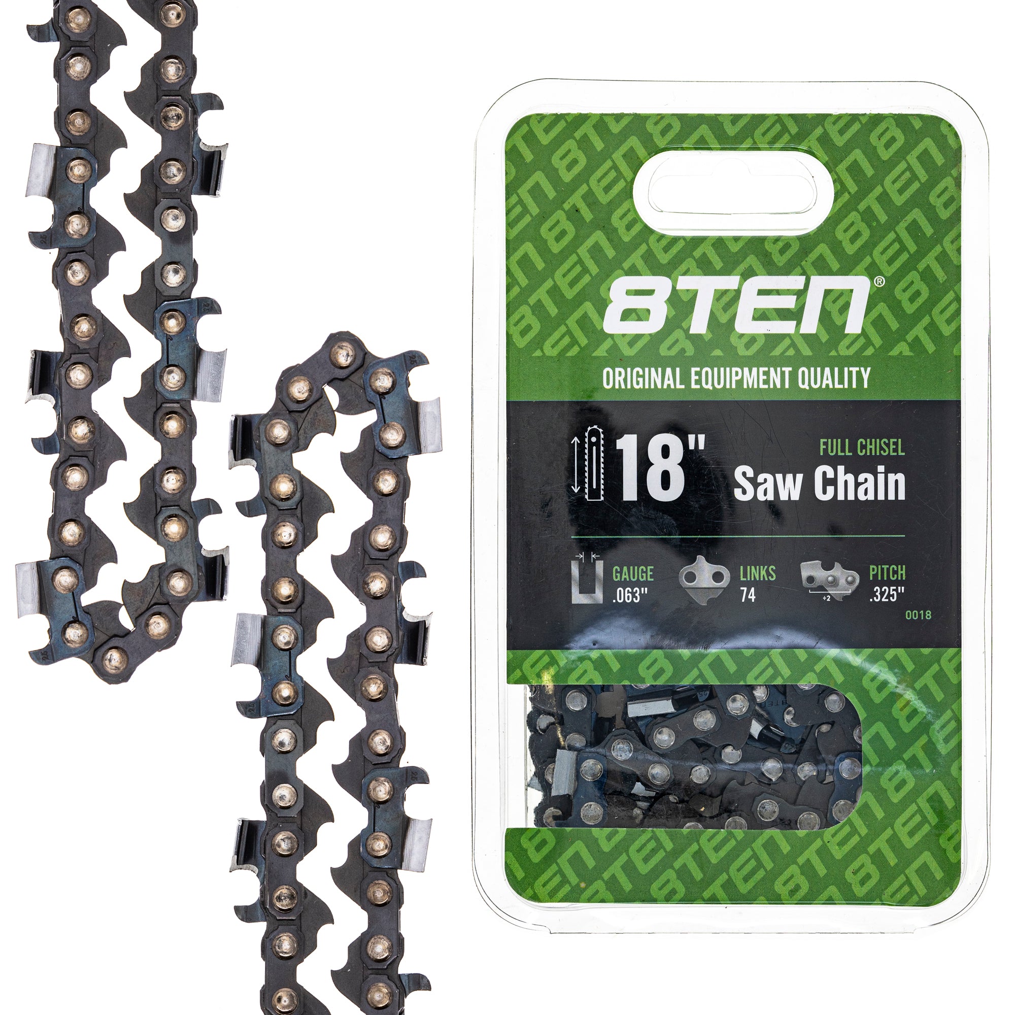 Chainsaw Chain 18 Inch .063 .325 74DL for zOTHER Stens Oregon GB 40 36 K3L-74E J63C-1PL74 8TEN 810-CCC2230H