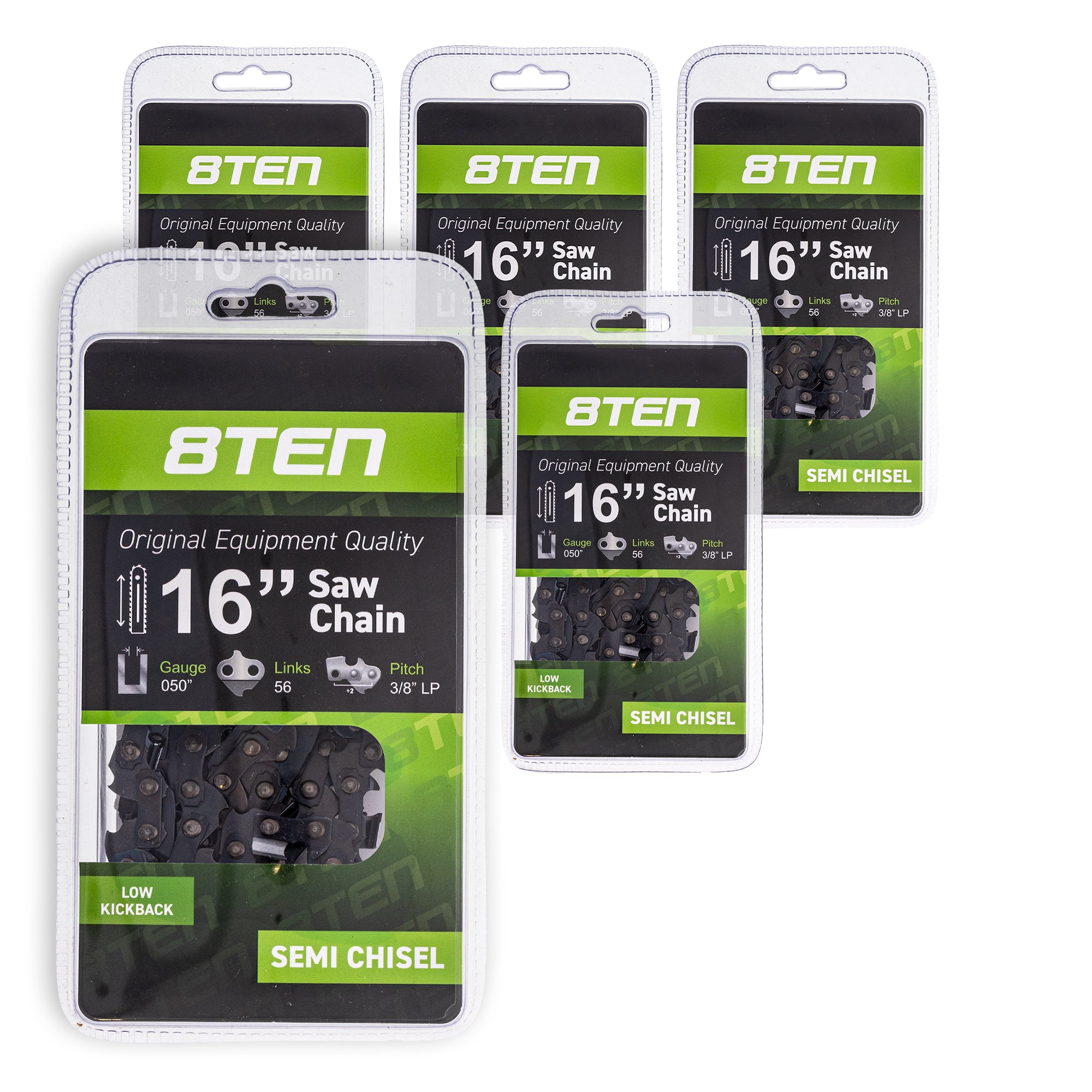 Chainsaw Chain 16 Inch .050 3/8 56DL 5-Pack for zOTHER Windsor Stens Oregon Ref. Oregon 8TEN 810-CCC2242H