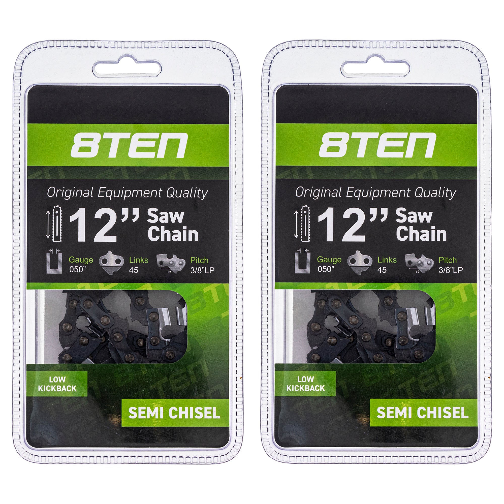 Savior 12 Inch Chainsaw Chain 3/8" .050" 45 Drive Links Chain for Greenworks 40V Savior 12 Inch Chainsaw Chain 3/8" .050" 45 Drive Links Chain for Greenworks 40V