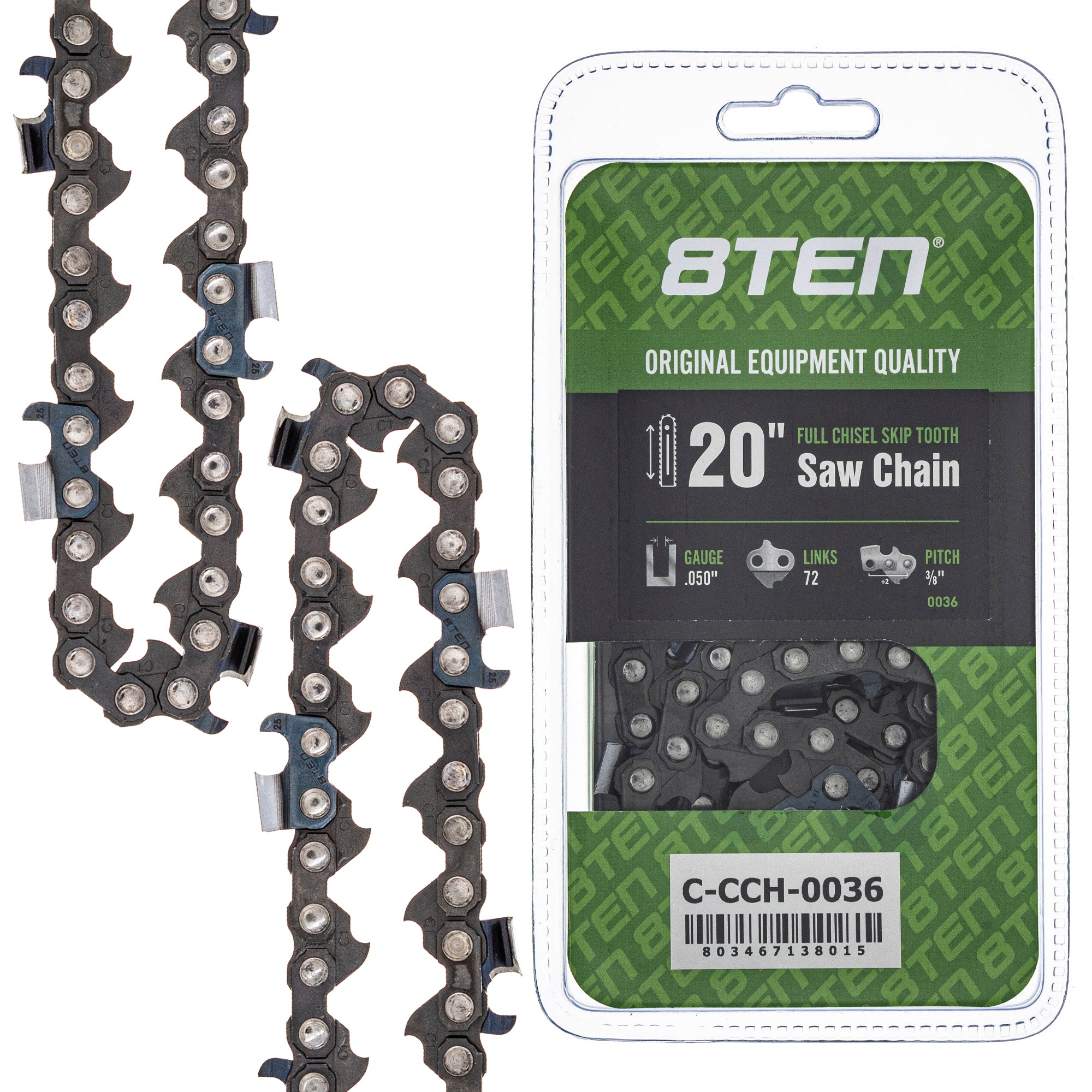 8TEN 810-CCC2258H Chain for zOTHER Ref No Oregon Husqvarna Poulan