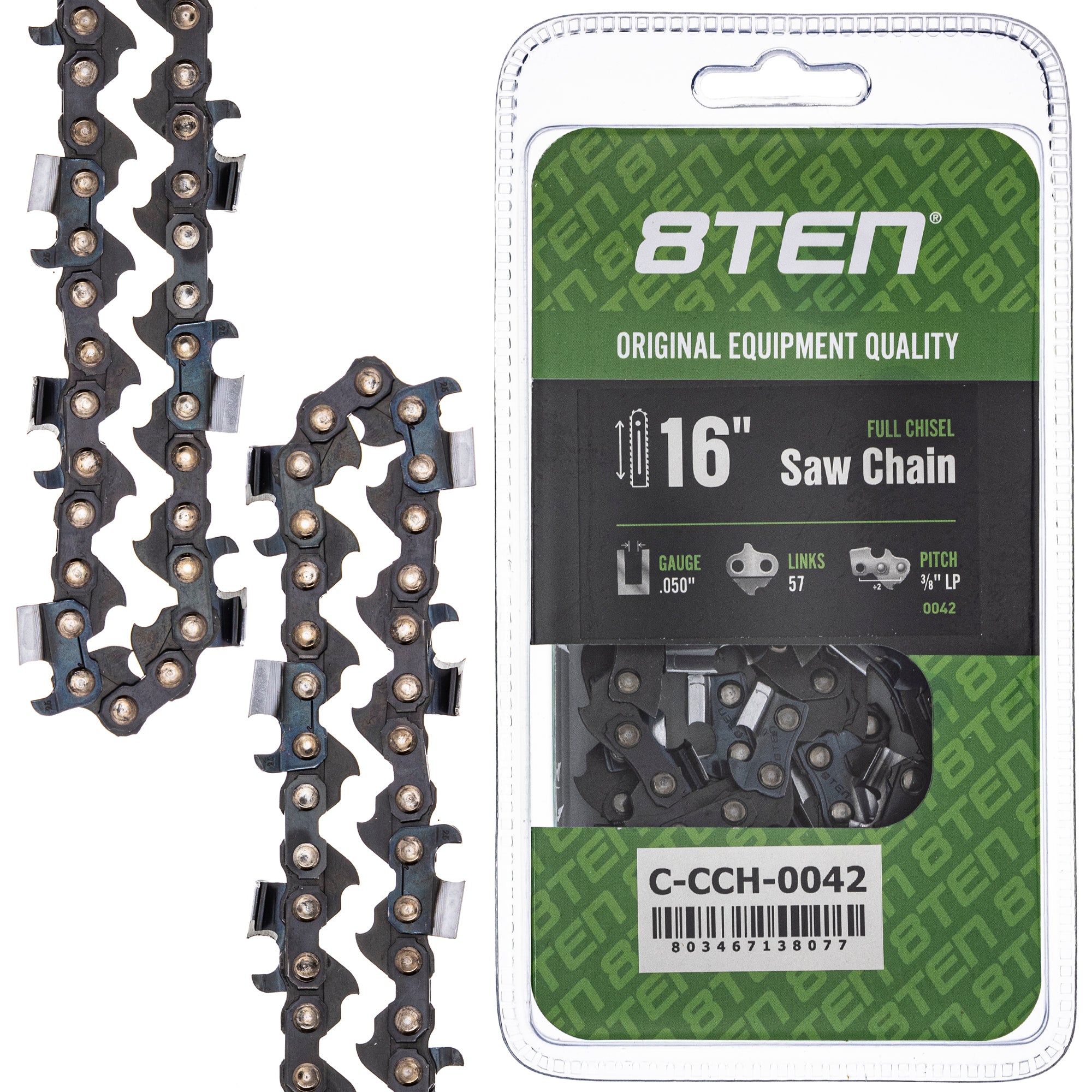 Chainsaw Chain 16 Inch .050 3/8 LP 57DL for zOTHER Stens Oregon Ref. Oregon Echo Shindaiwa 8TEN 810-CCC2264H