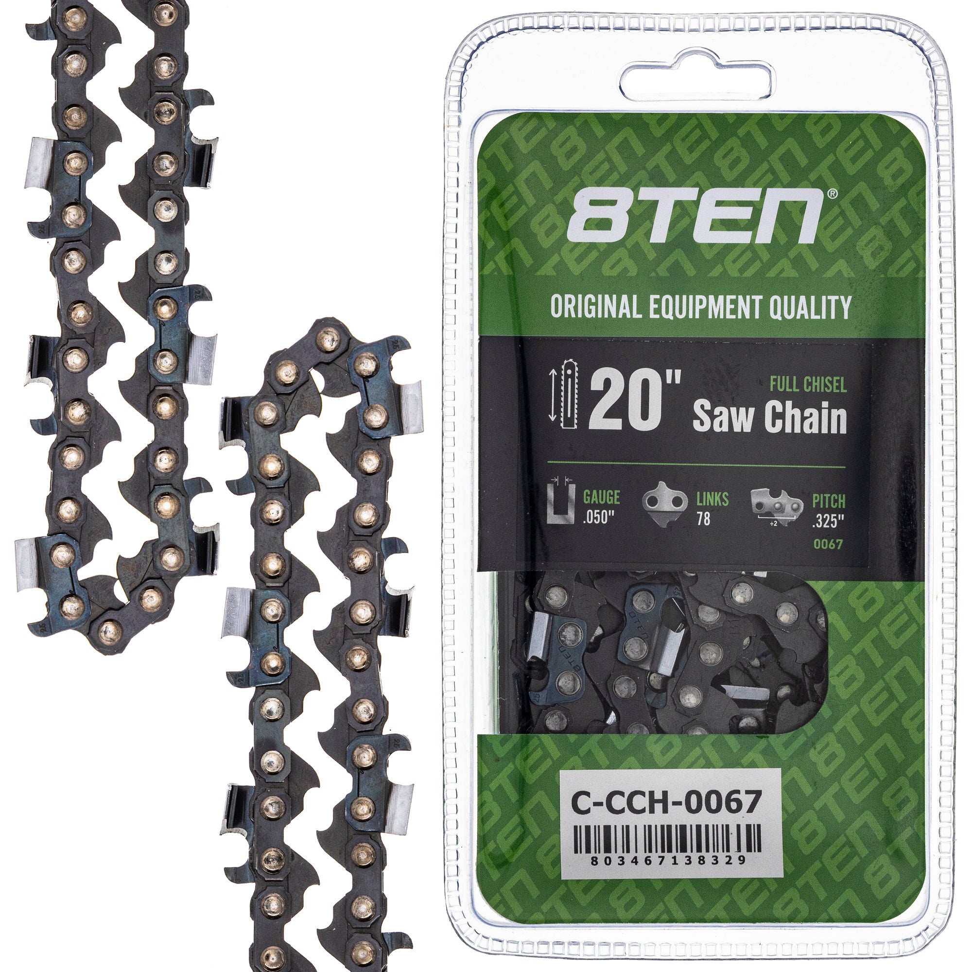 Chainsaw Chain 20 Inch .050 .325 78DL for zOTHER Stens Ref No Oregon Echo Shindaiwa Bear 8TEN 810-CCC2289H