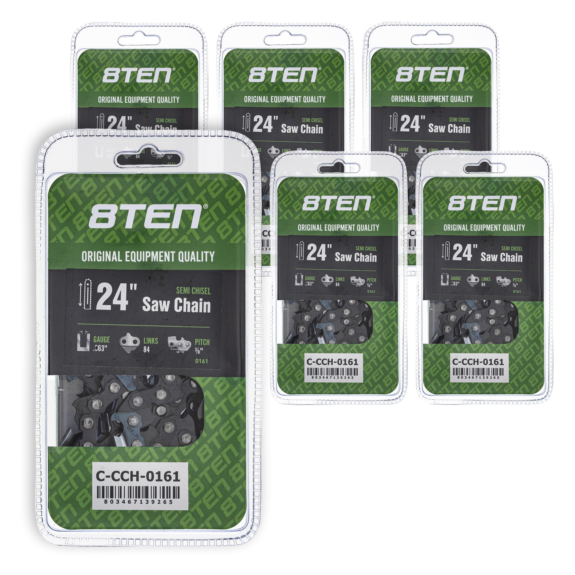 Chainsaw Chain 24 Inch .063 3/8 84DL 6-Pack for zOTHER Oregon PS 8TEN 810-CCC2383H
