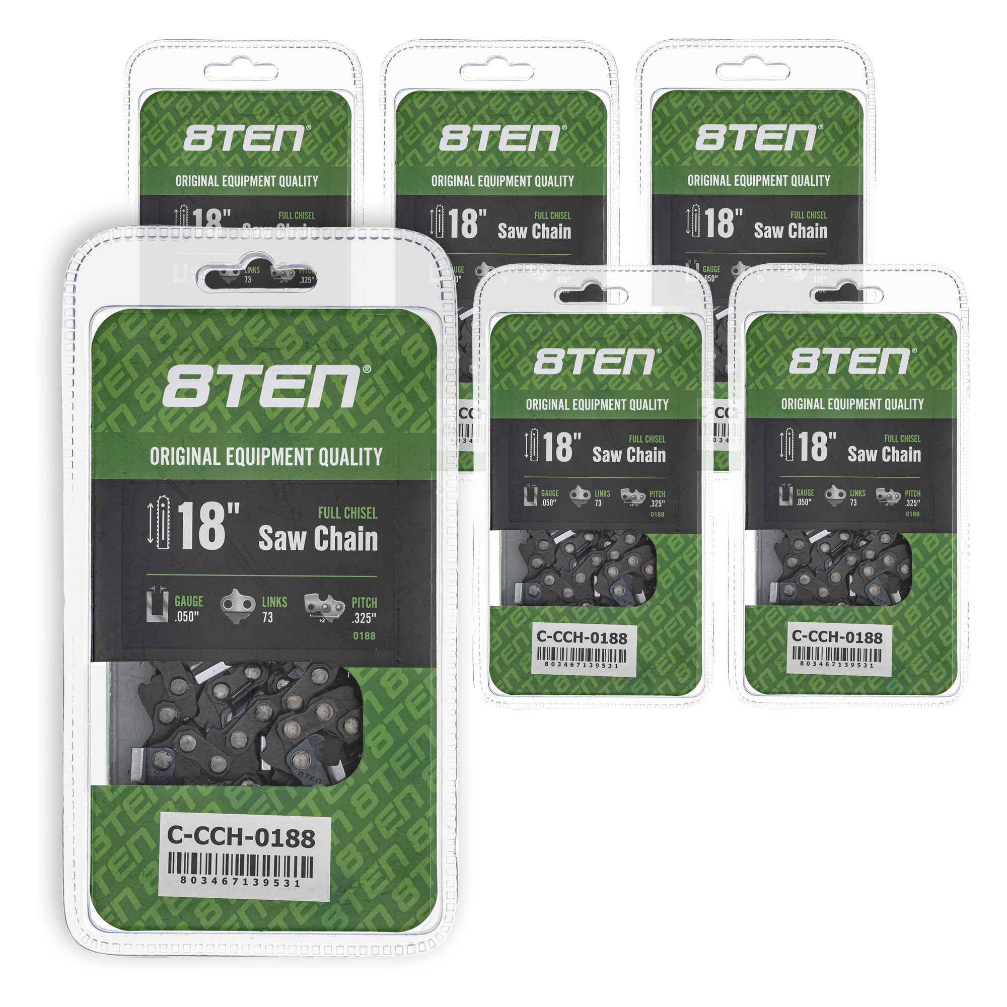Chainsaw Chain 18 Inch .050 .325 73DL 6-Pack for zOTHER CS-50 CS-40 654 652 8TEN 810-CCC2300H