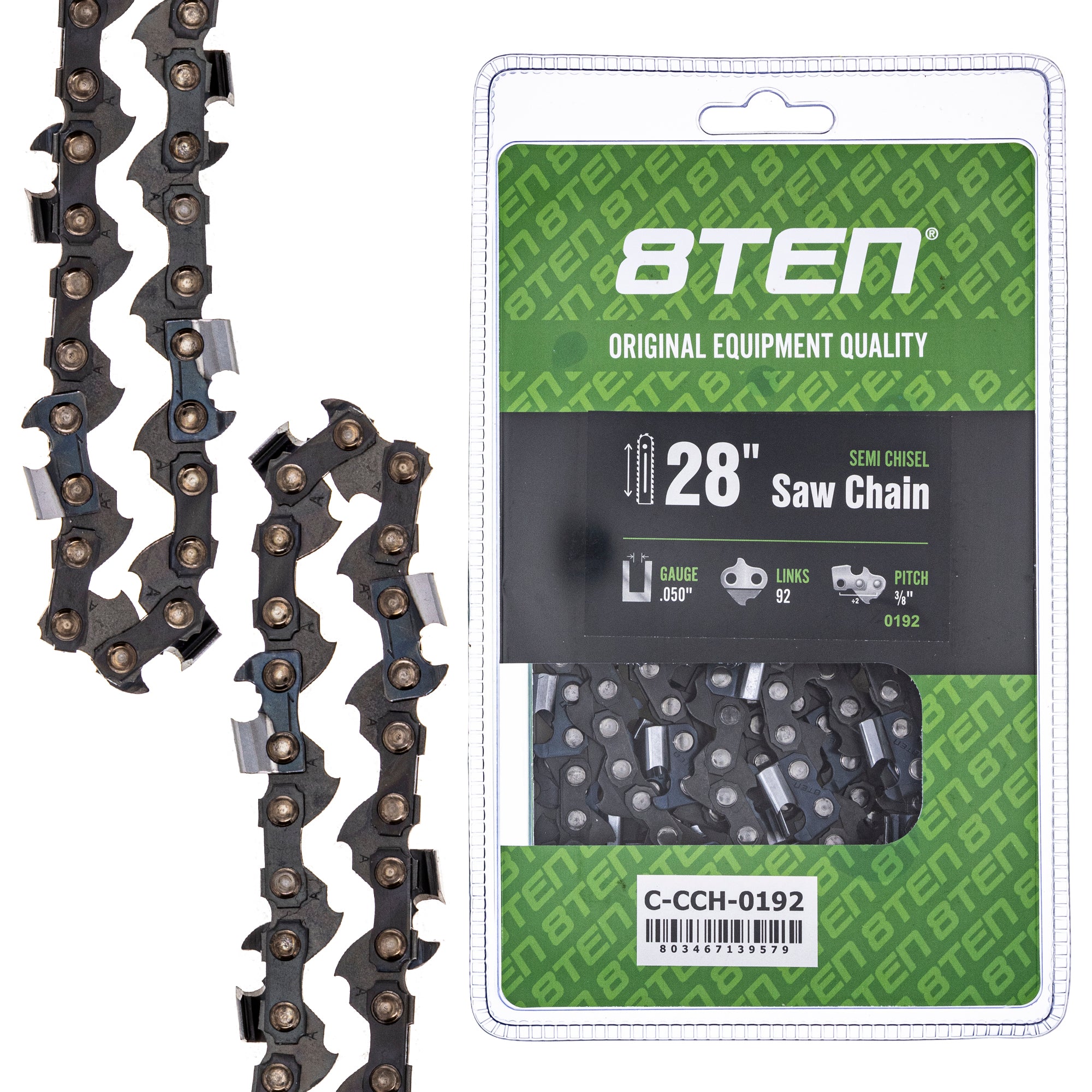 Chainsaw Chain 28 Inch .050 3/8 92DL for zOTHER 8TEN 810-CCC2314H
