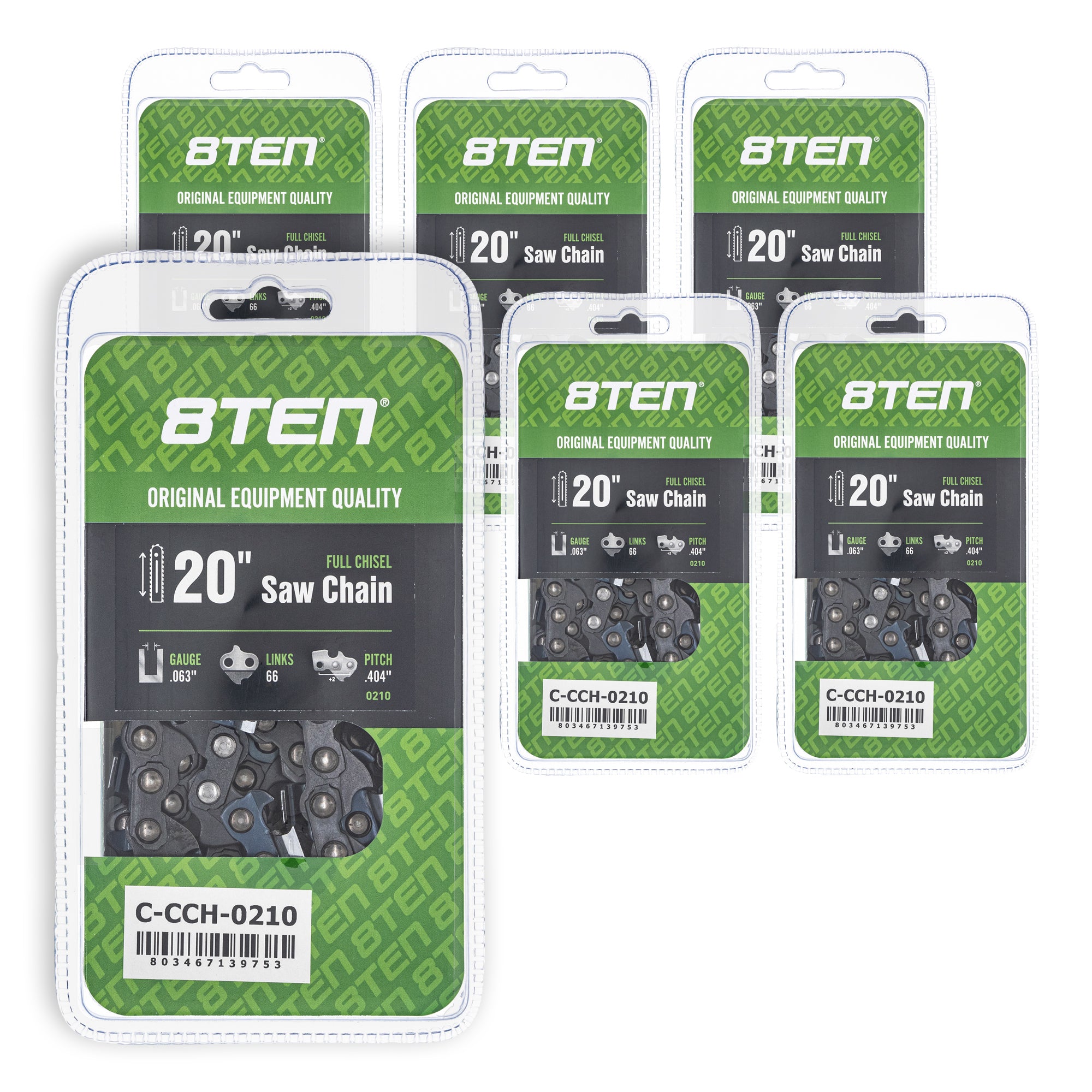 Chainsaw Chain 20 Inch .063 .404 66DL 6-Pack for zOTHER MS 066 8TEN 810-CCC2432H