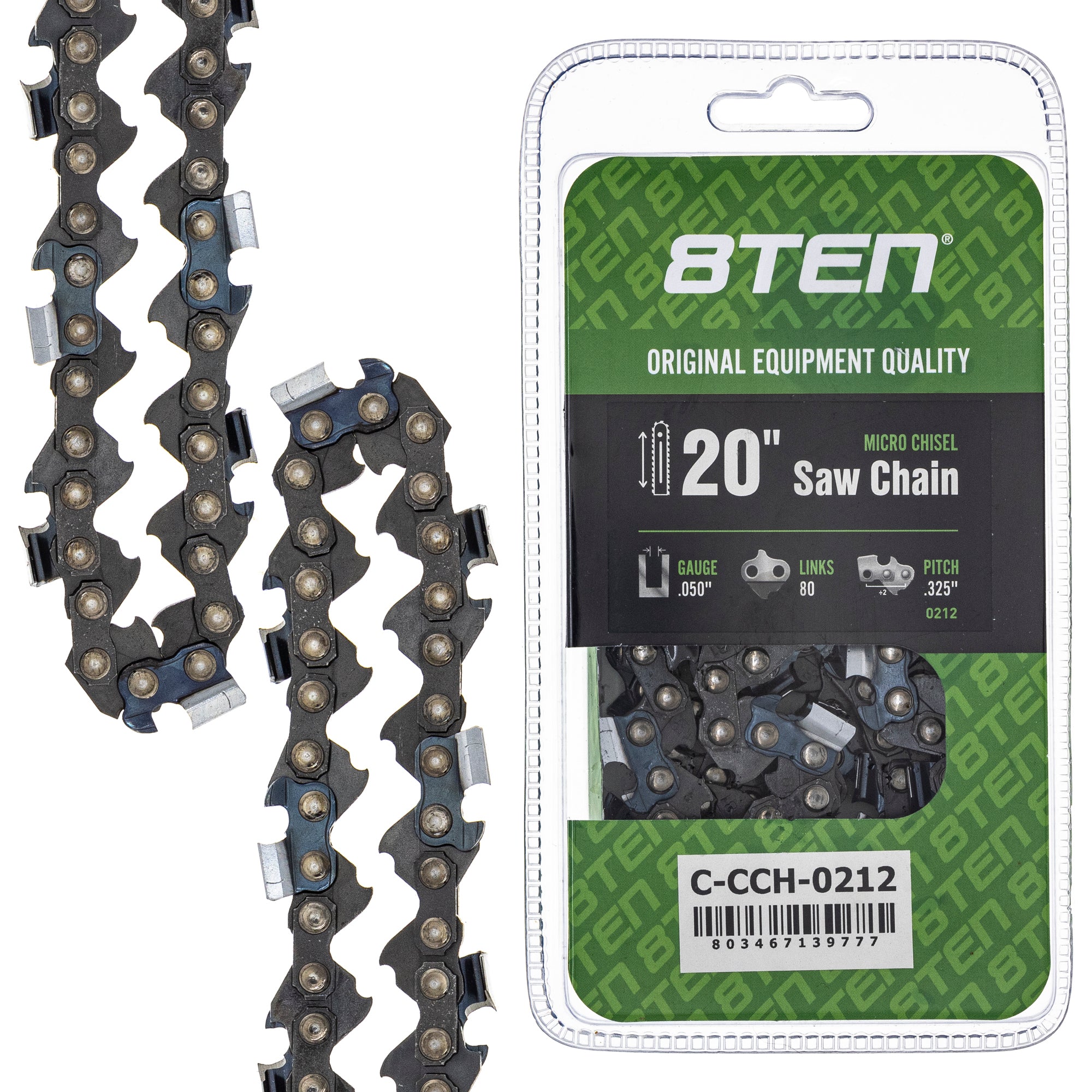 Chainsaw Chain 20 Inch .050 .325 80DL for zOTHER Oregon Echo Shindaiwa Bear Cat CS-550P 8TEN 810-CCC2434H